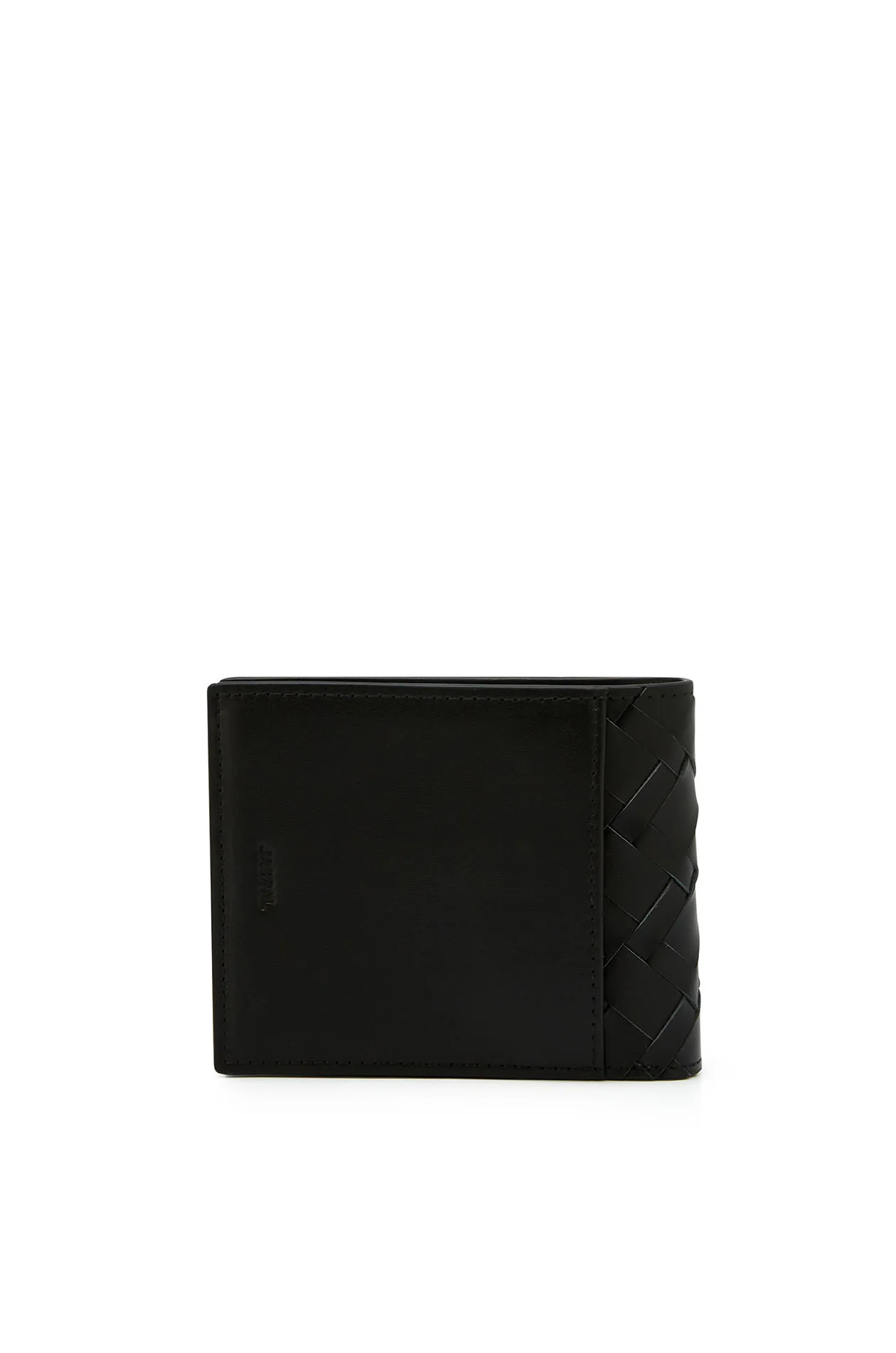 Weaved Leather Bifold Wallet - Image 4