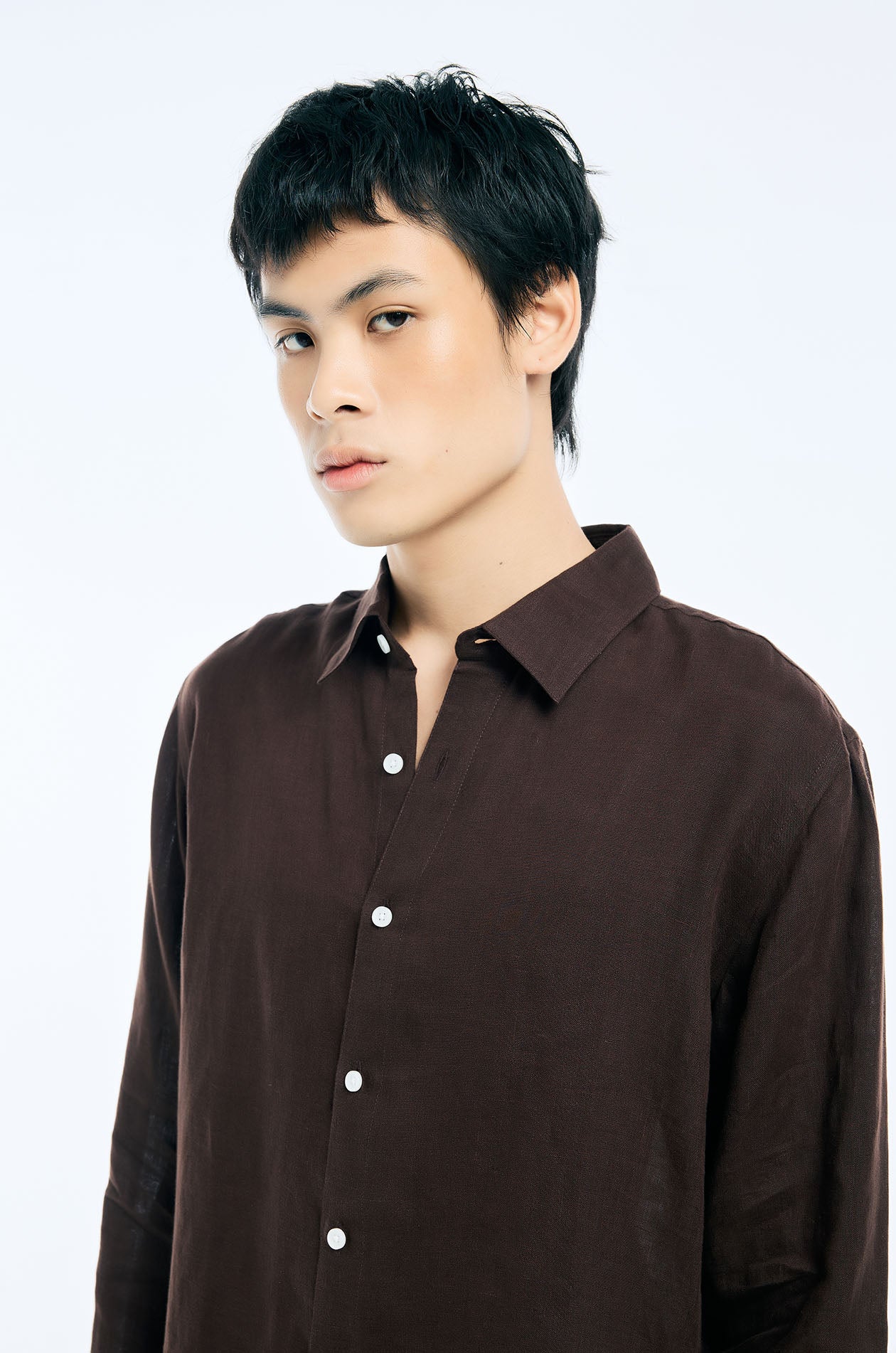 Regular Fit Linen Shirt - Image 11