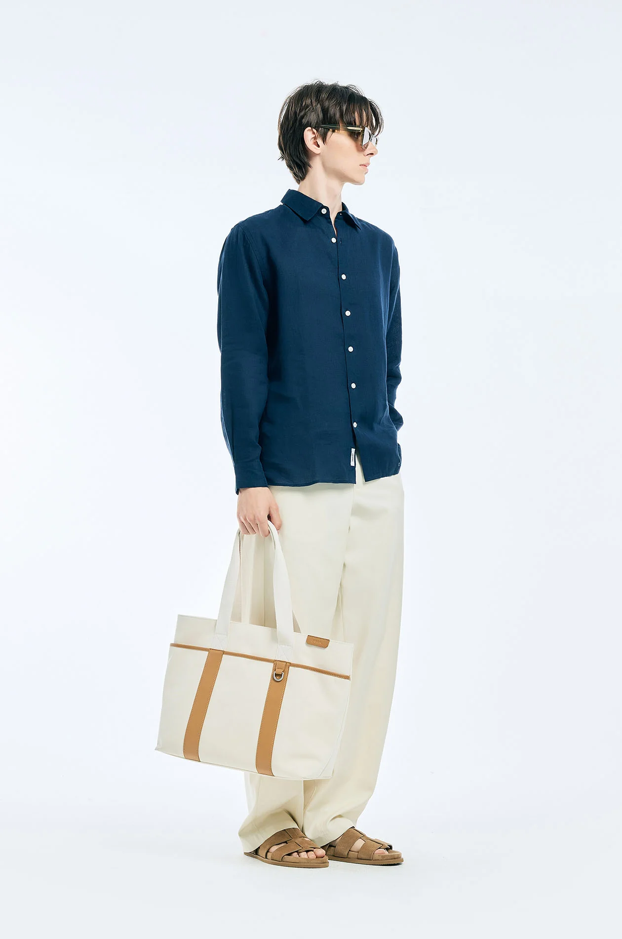 Regular Fit Linen Shirt - Image 3