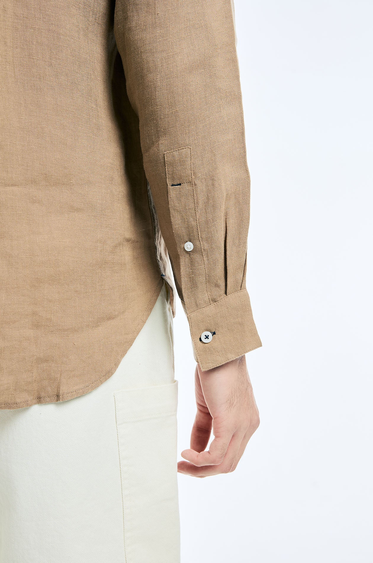 Regular Fit Linen Shirt - Image 8