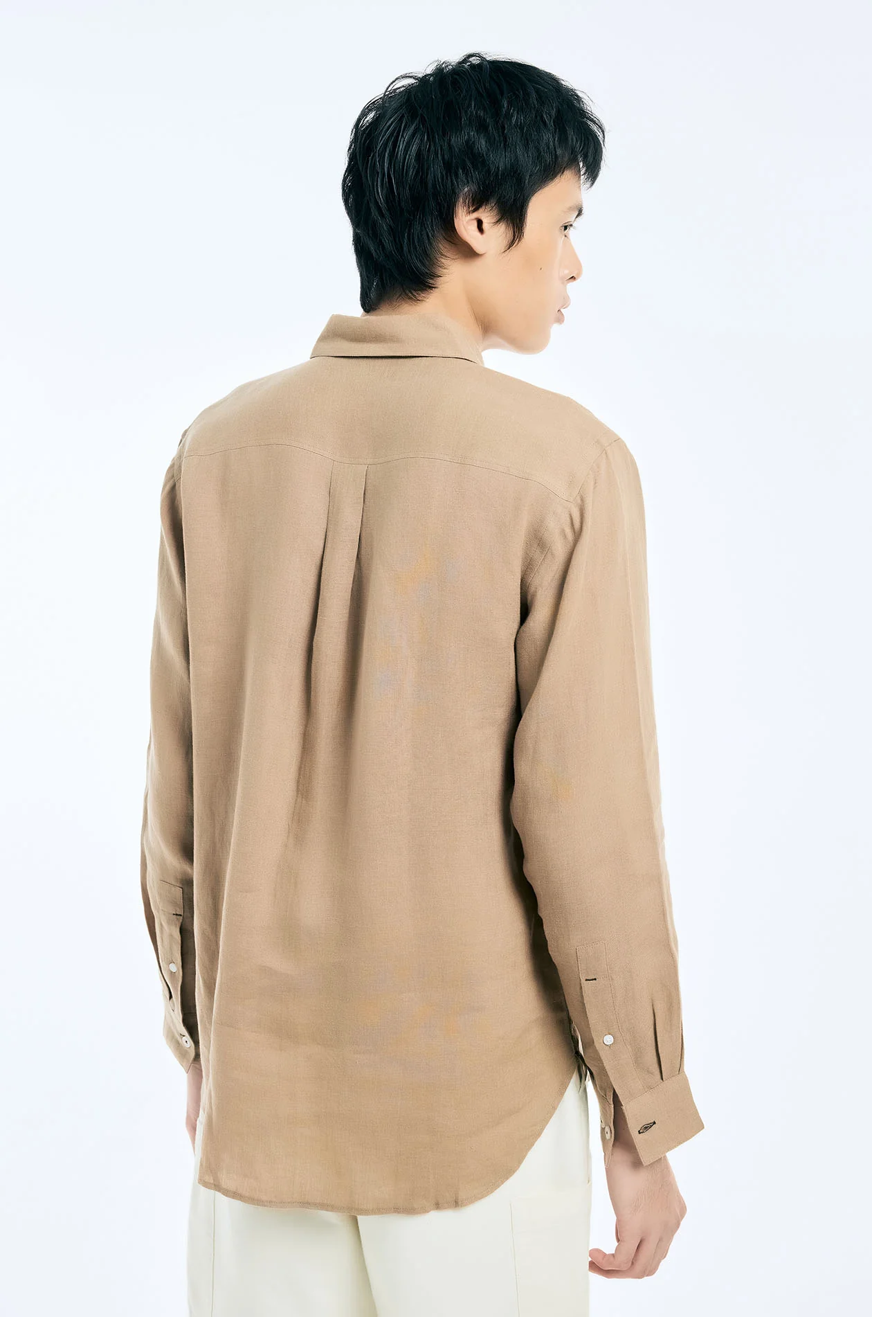 Regular Fit Linen Shirt - Image 9