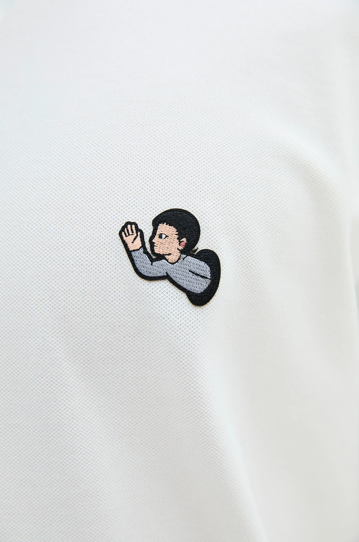 Zipper Polo Shirt with Gongkan - Image 10