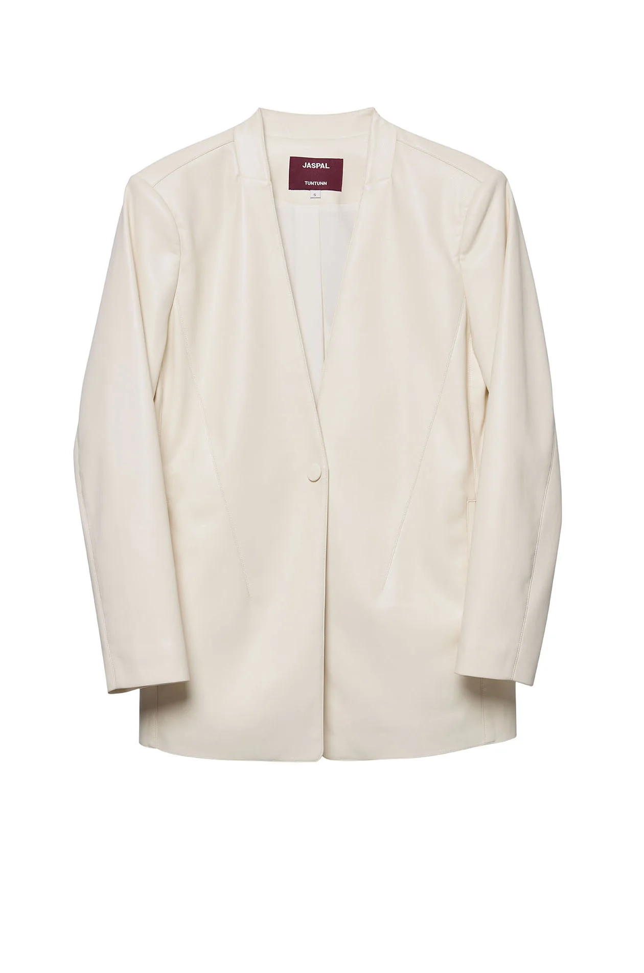Collarless Longline Blazer with TunTun - Image 6