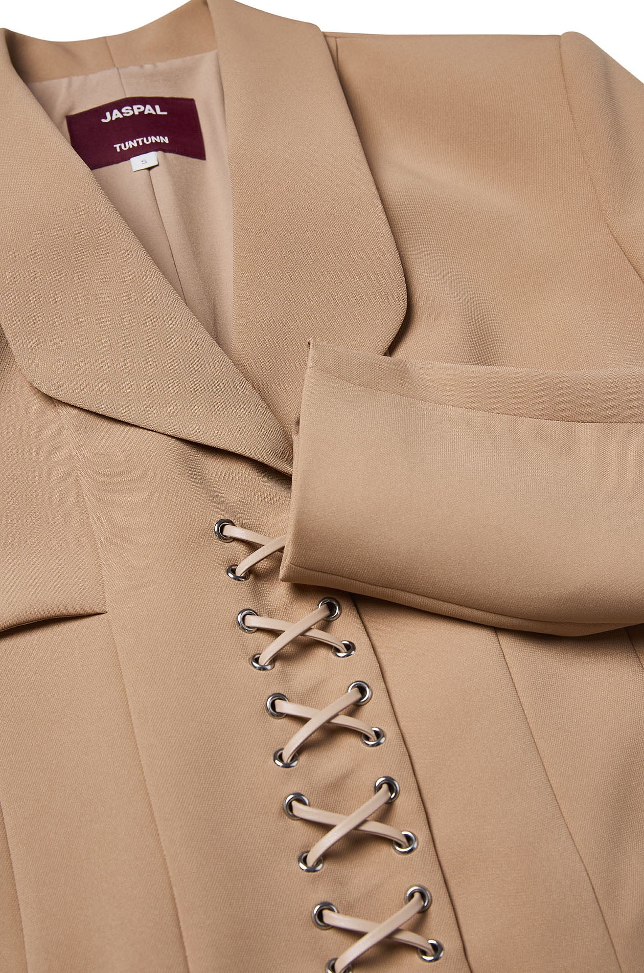 Structured Lace-Up Blazer with TunTun - Image 7