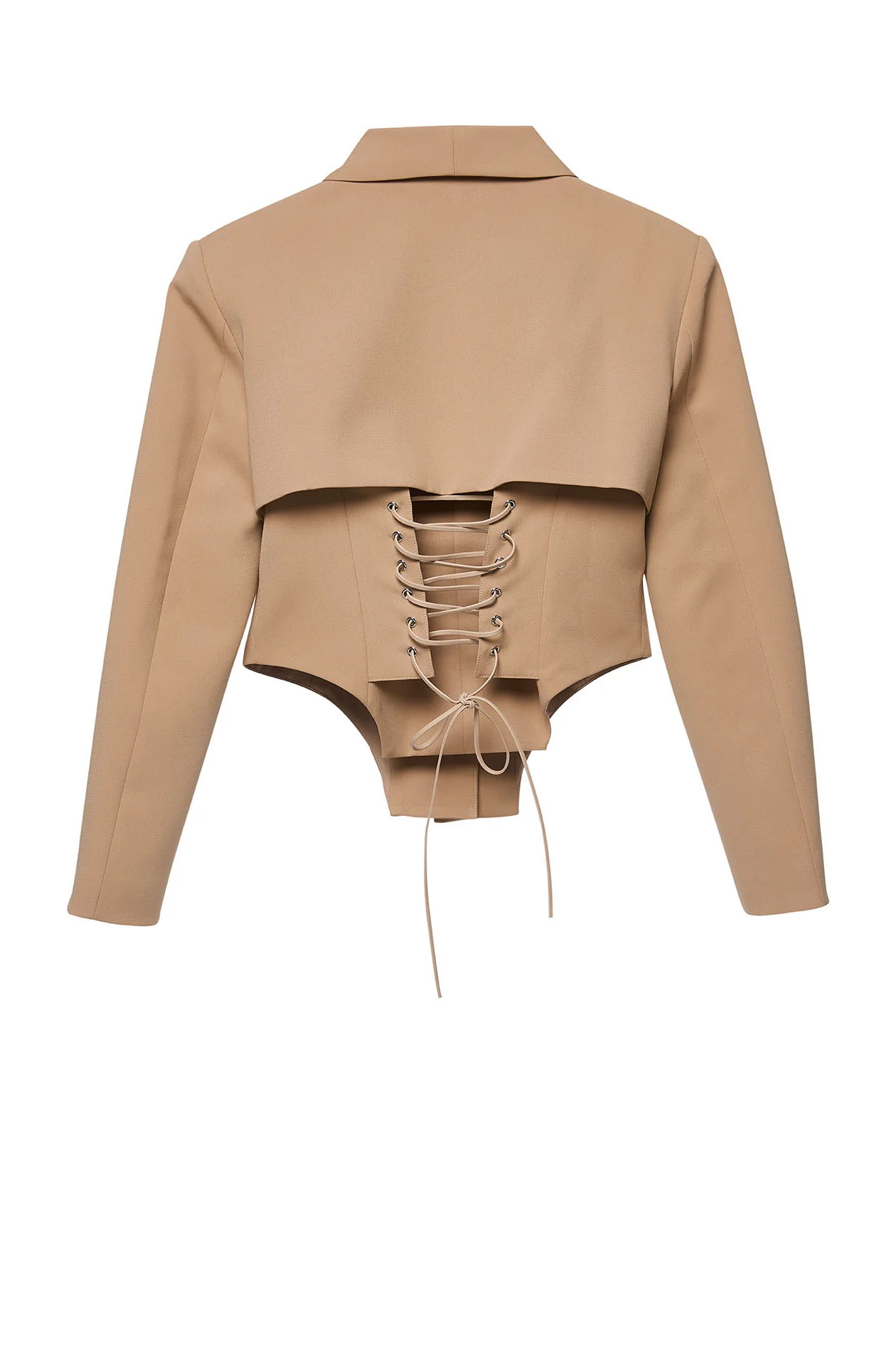 Structured Lace-Up Blazer with TunTun - Image 8