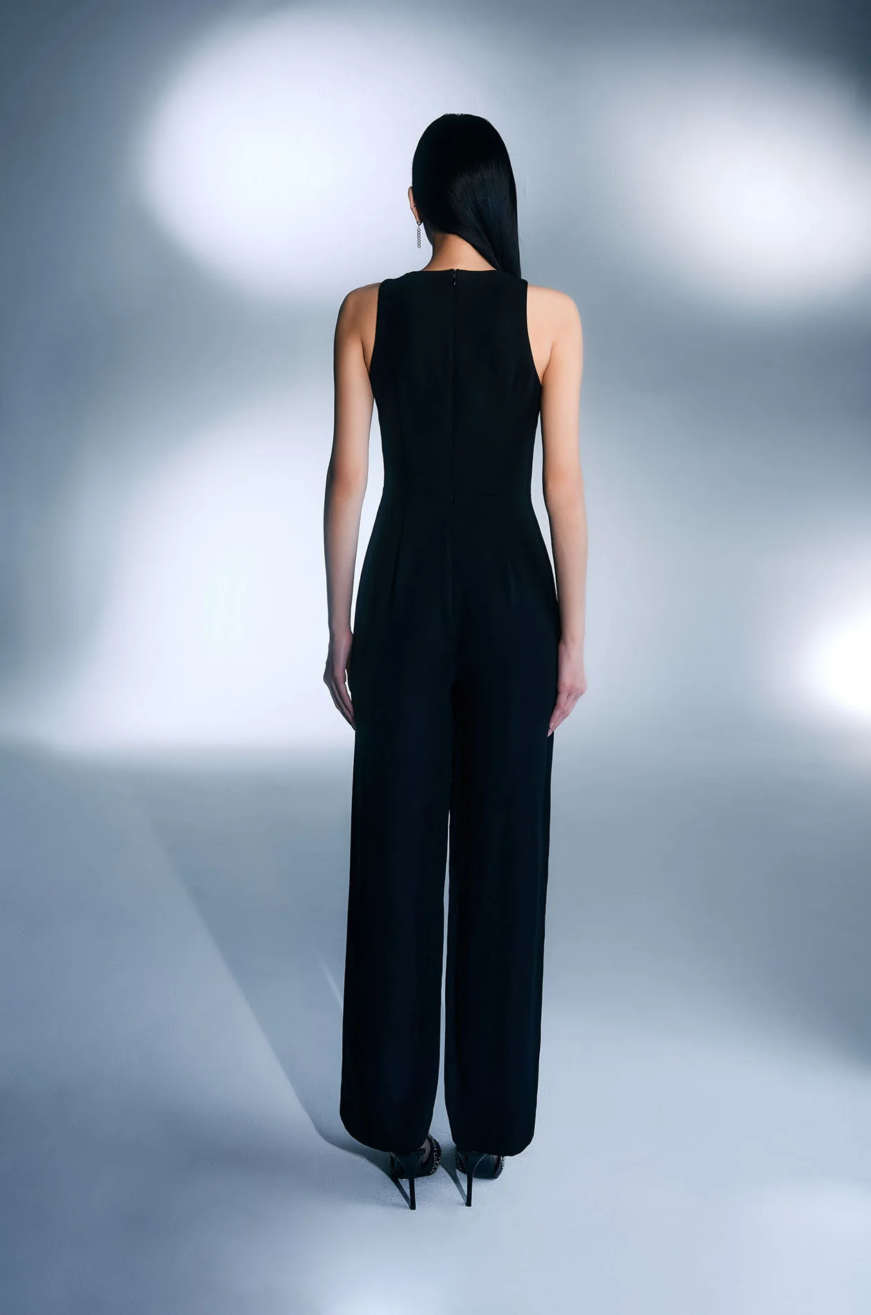 Lace-Up Cut-Out Jumpsuit with TunTun - Image 5