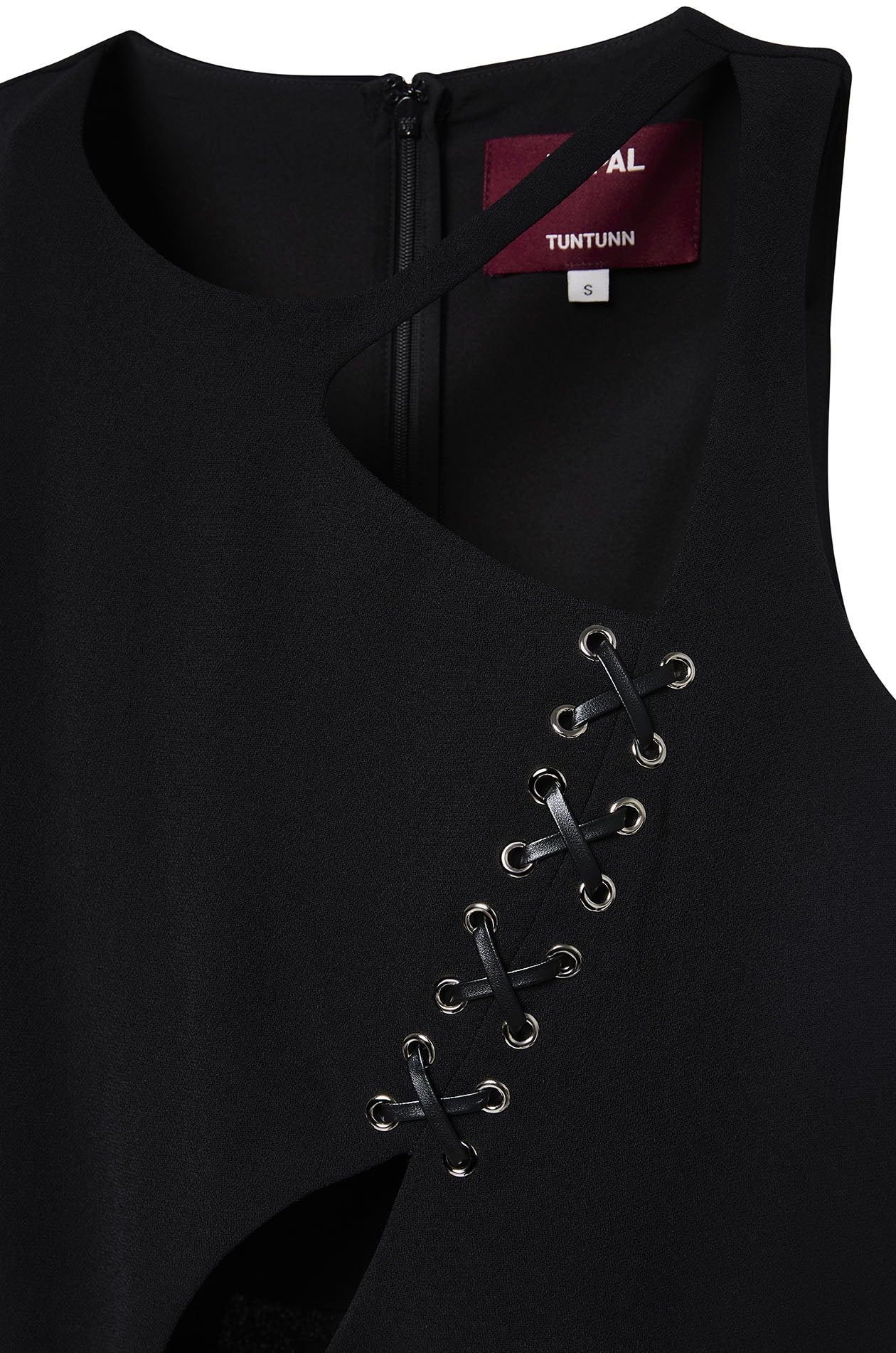 Lace-Up Cut-Out Jumpsuit with TunTun - Image 7