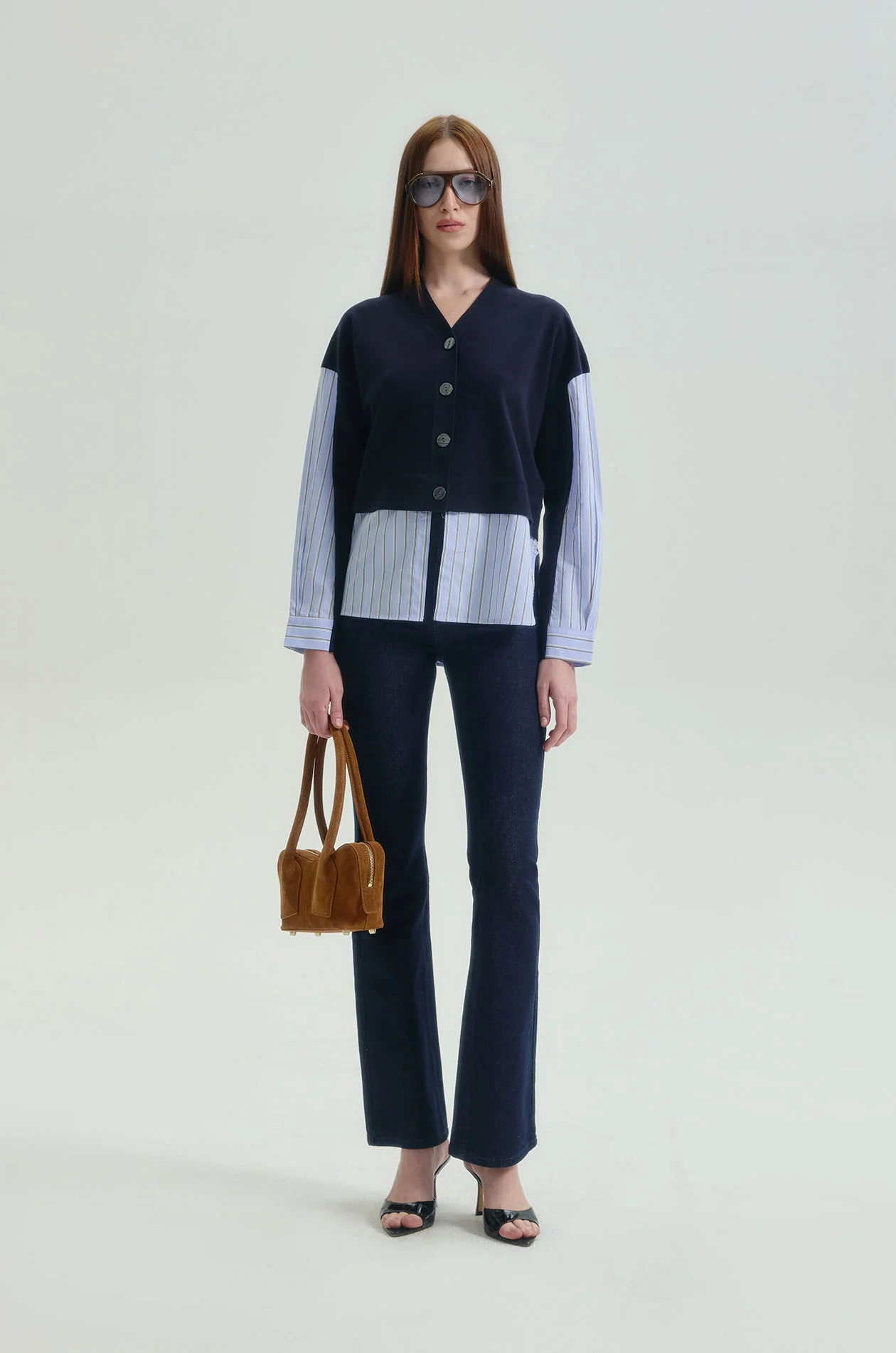 Loose Fit Hybrid Cardigan