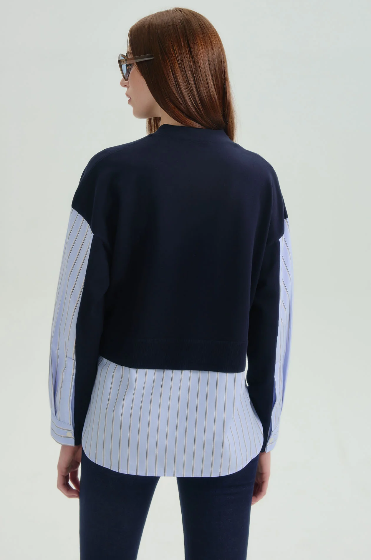 Loose Fit Hybrid Cardigan - Image 5