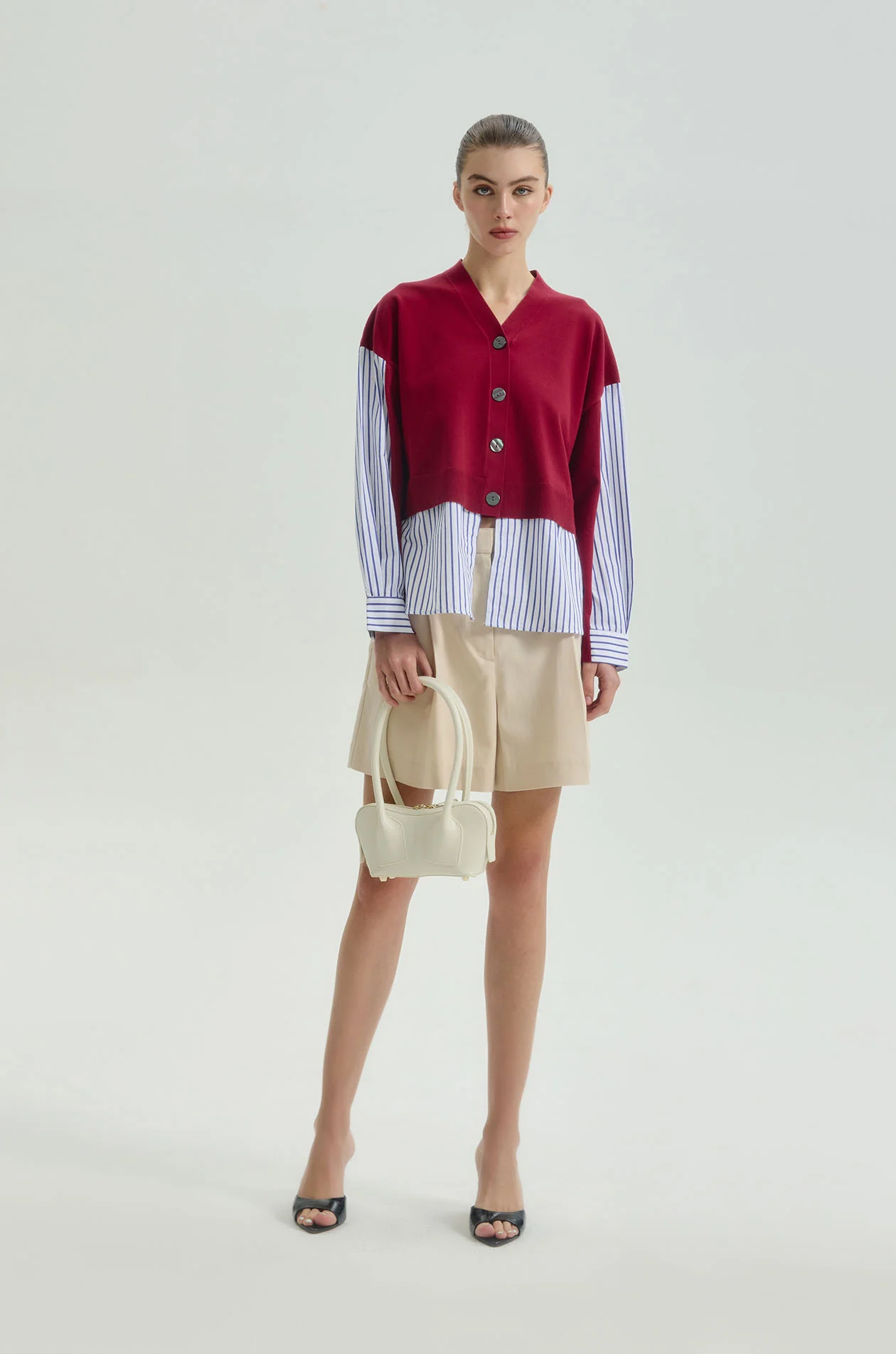 Loose Fit Hybrid Cardigan - Image 6