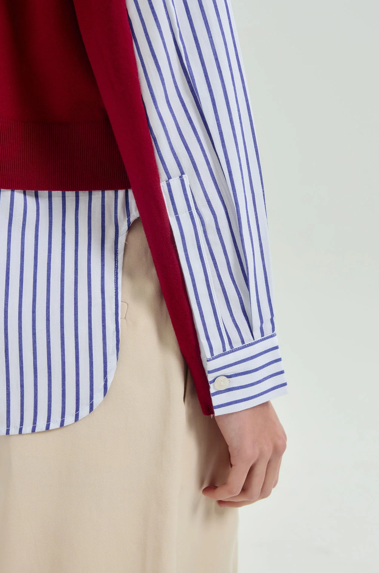 Loose Fit Hybrid Cardigan - Image 8