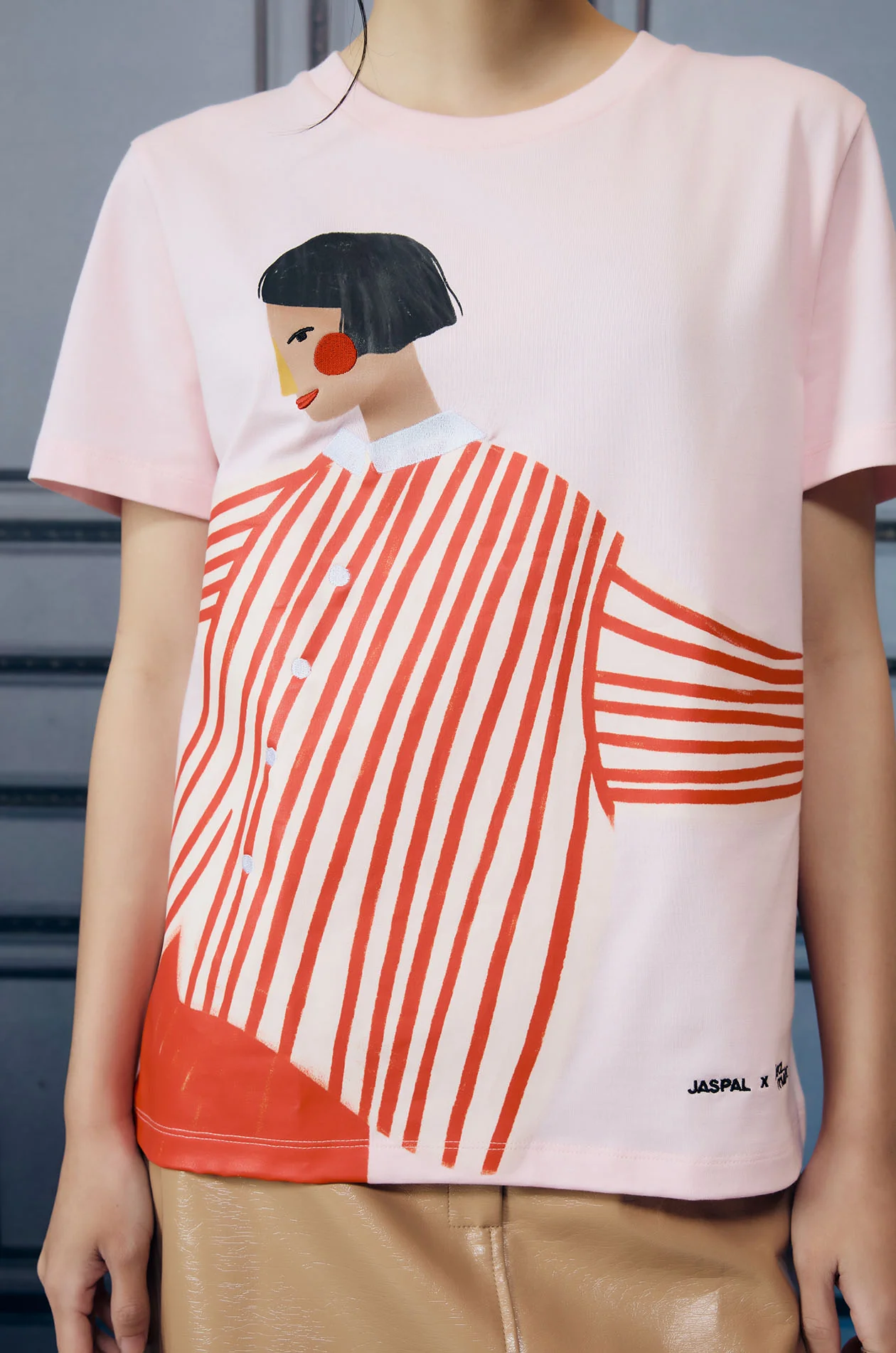 Jaspal × Bea Müller Happy Woman T-Shirt - Image 3