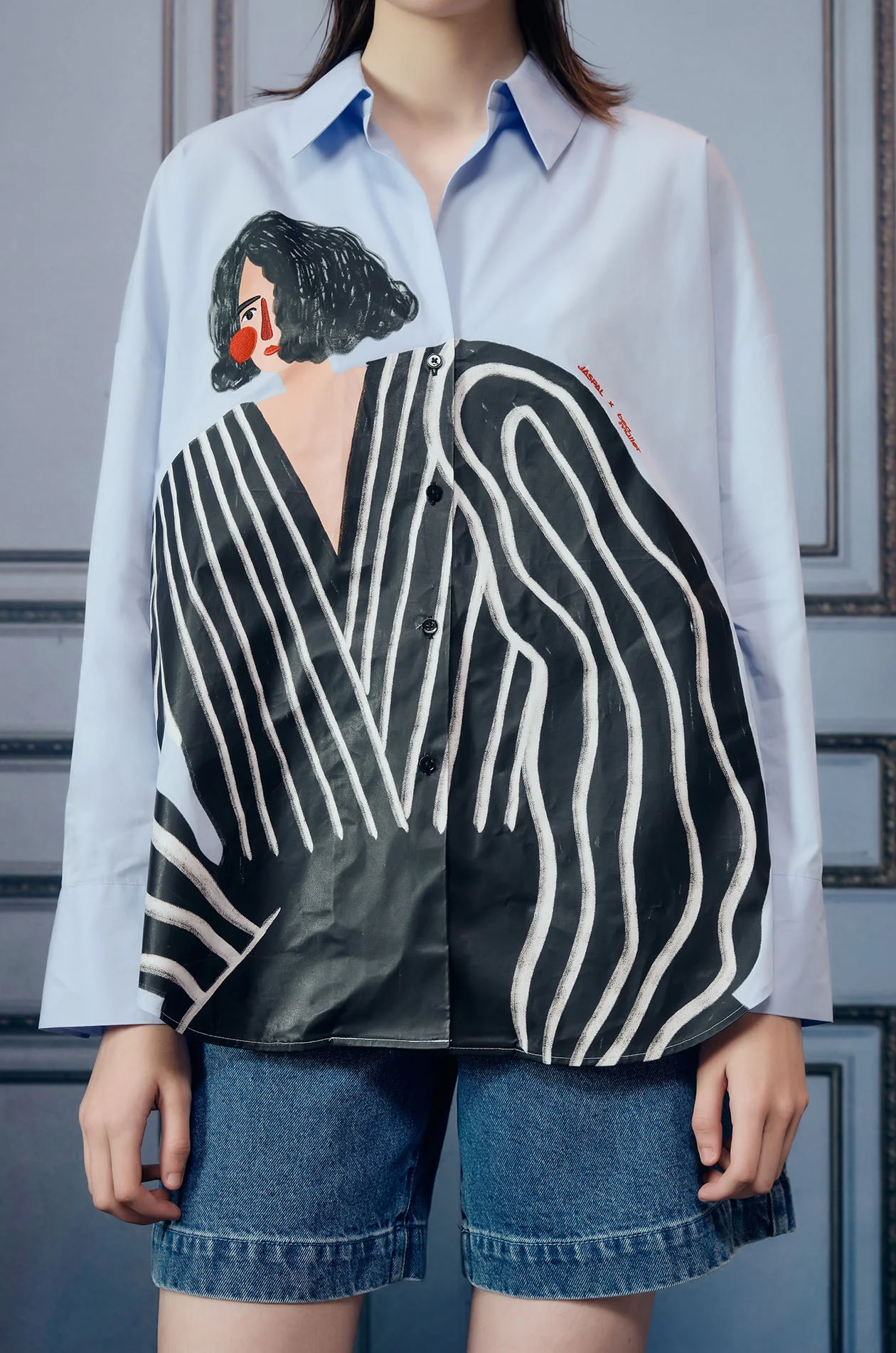 Jaspal × Bea Müller 'Woman in Black' Shirt - Image 3