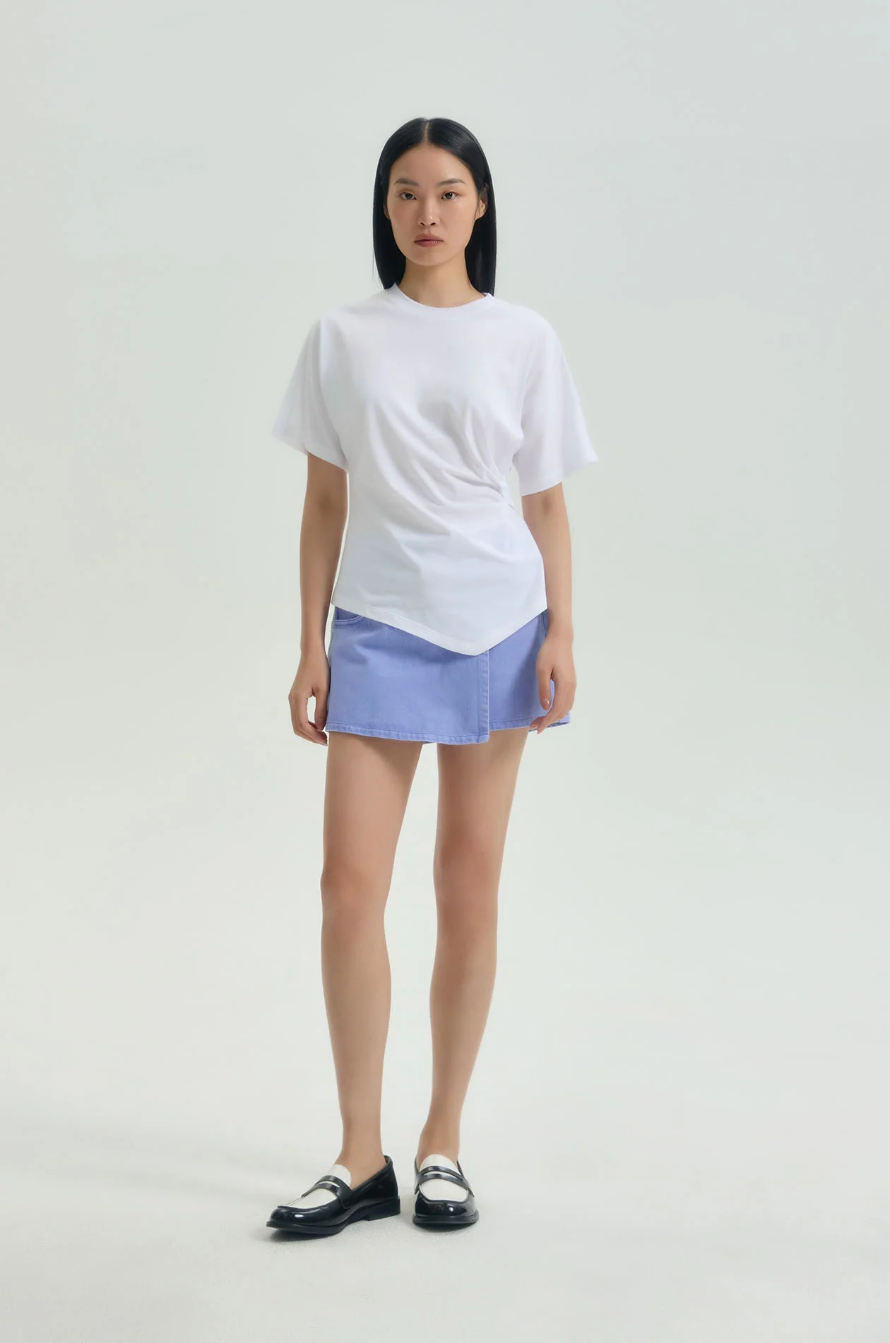 Vintage Wrapped Denim Skort