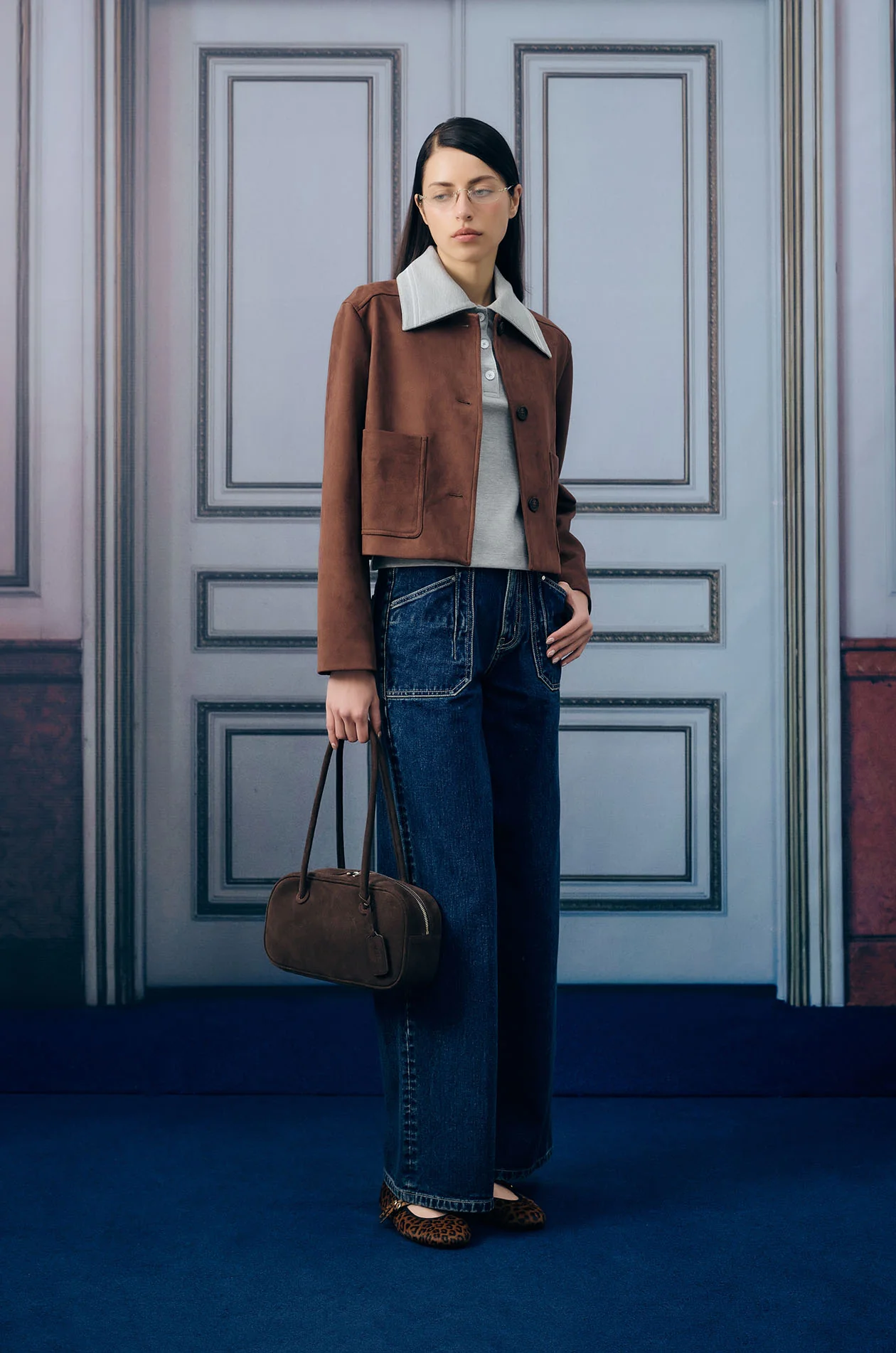 Oversized Collar Polo Shirt - Image 10