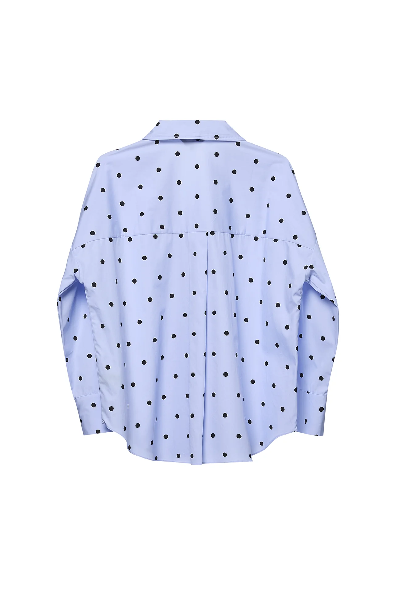 Dot Jacquard Oversized Shirt - Image 3