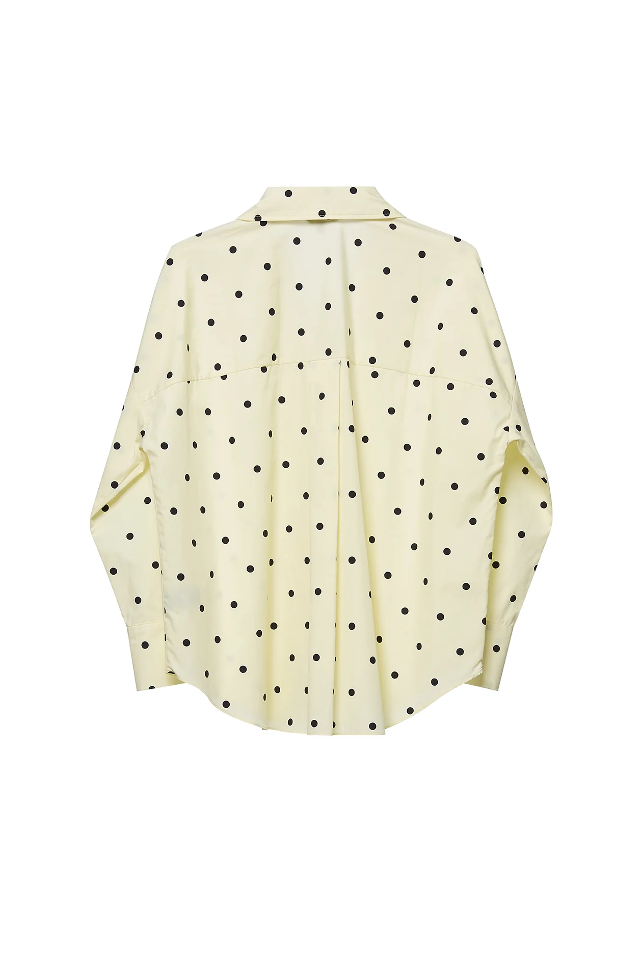 Dot Jacquard Oversized Shirt - Image 6