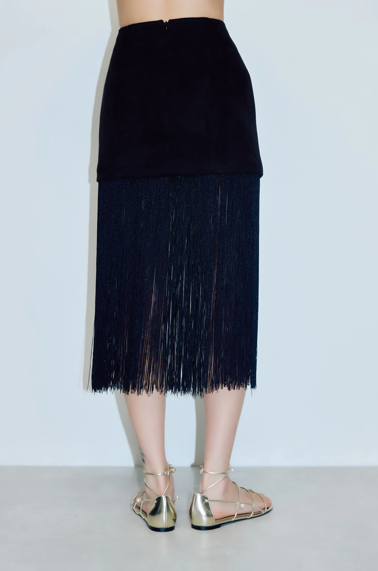 Fringe Mini Skirt - Image 5