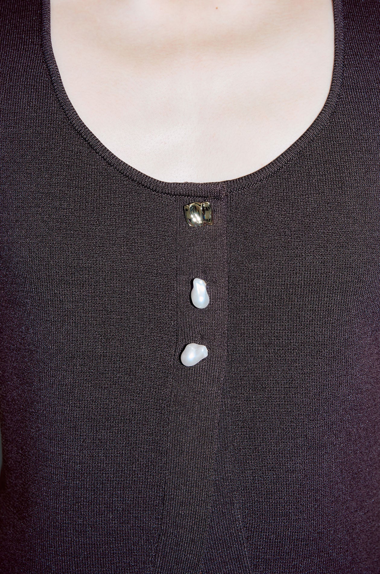 Fitted Knit Vest - Image 3