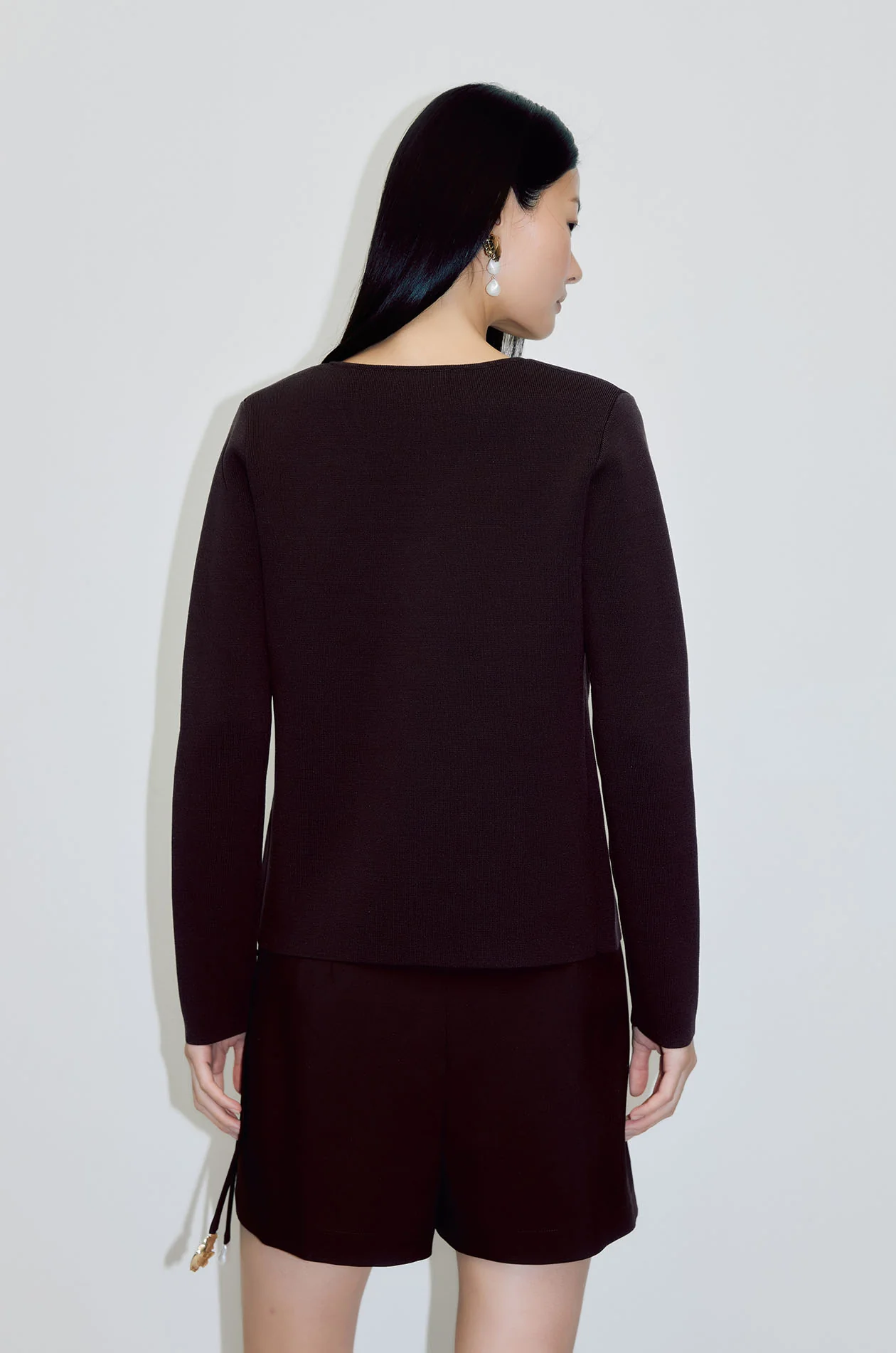 Fitted Knit Cardigan - Image 4