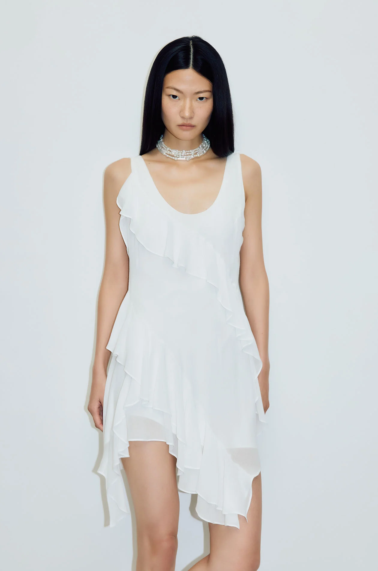 Ruffle Mini Dress - Image 2
