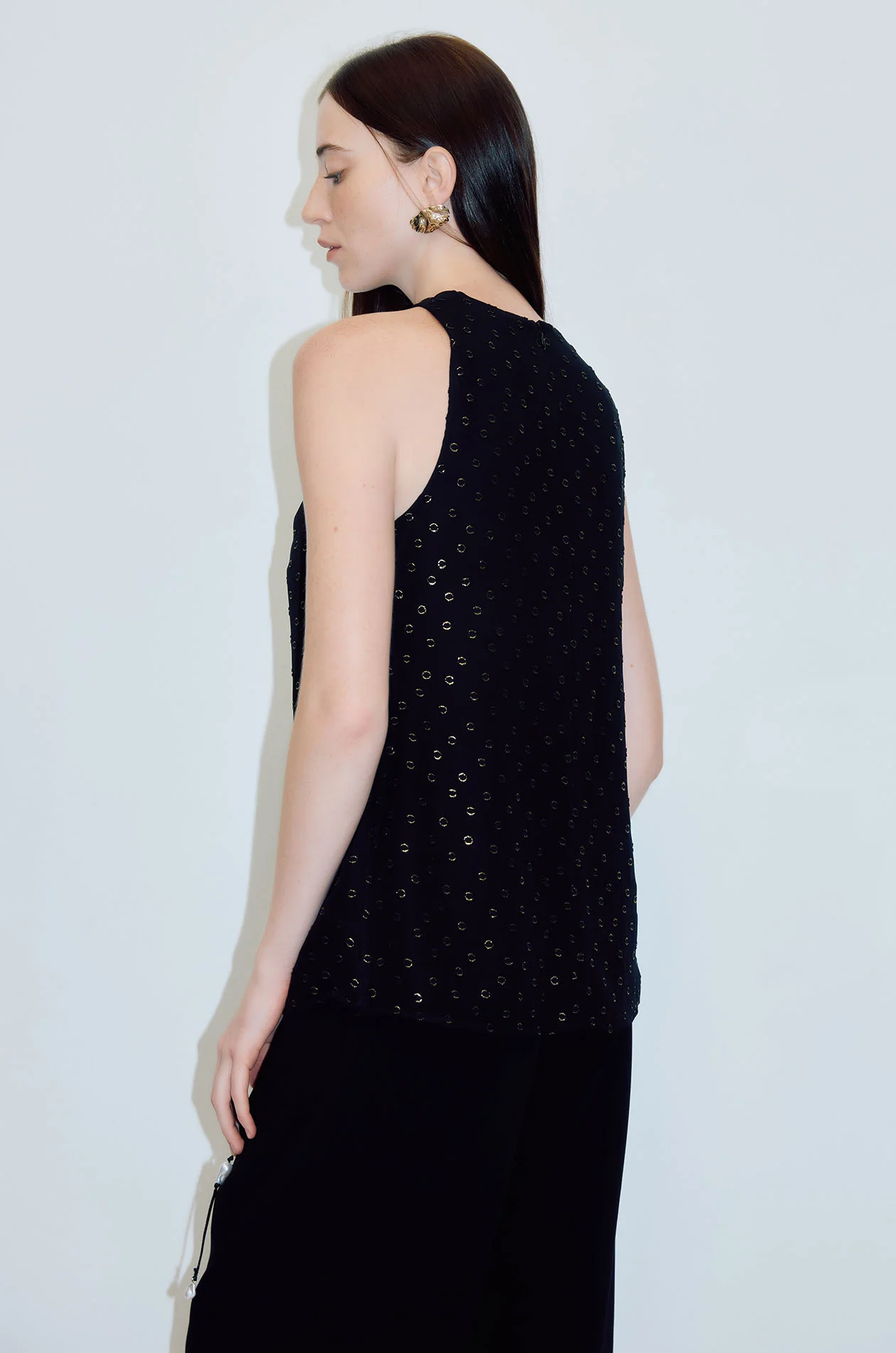 Halter Neck Chiffon Top - Image 4
