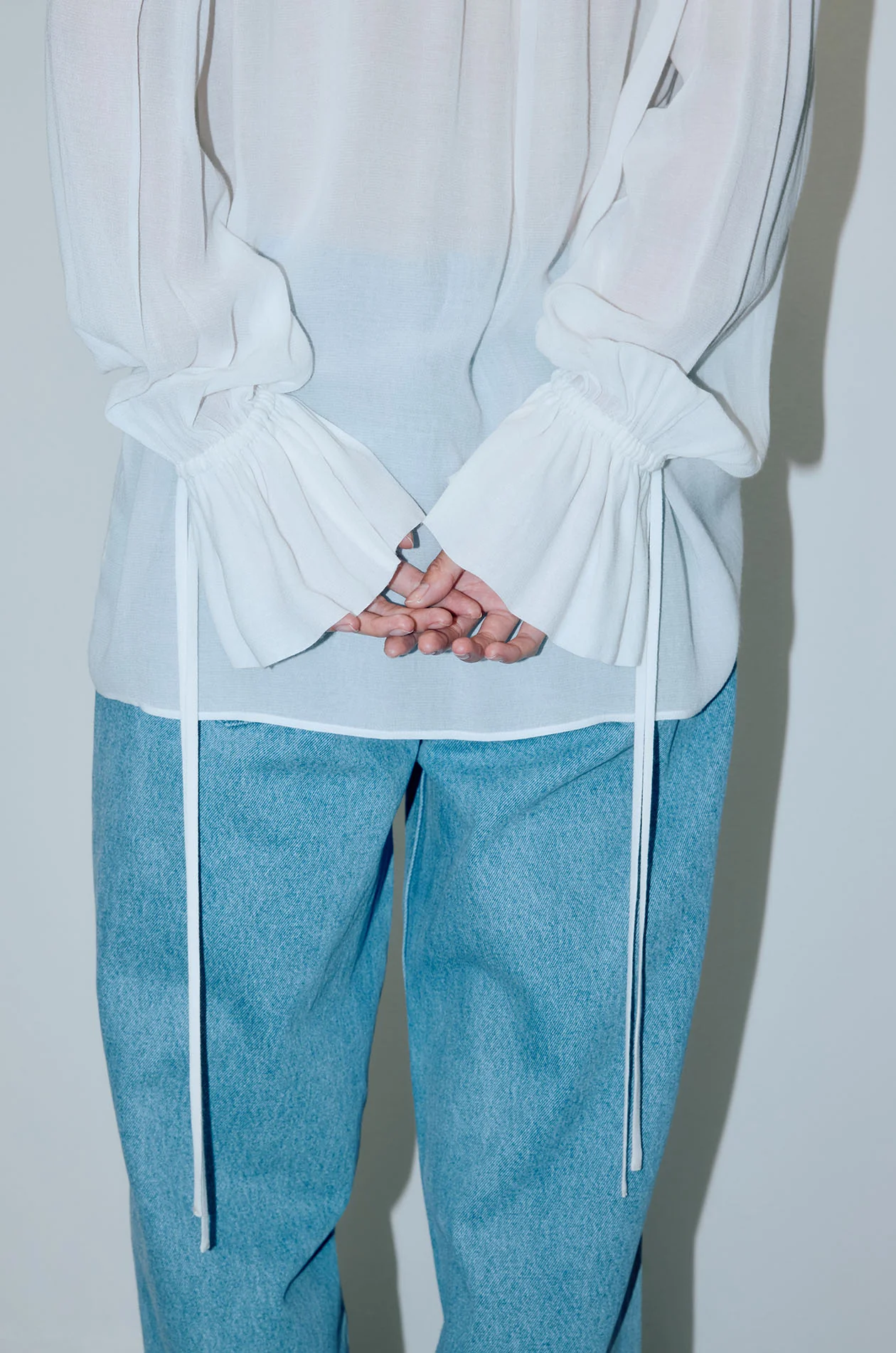 Ruffle Chiffon Blouse - Image 4