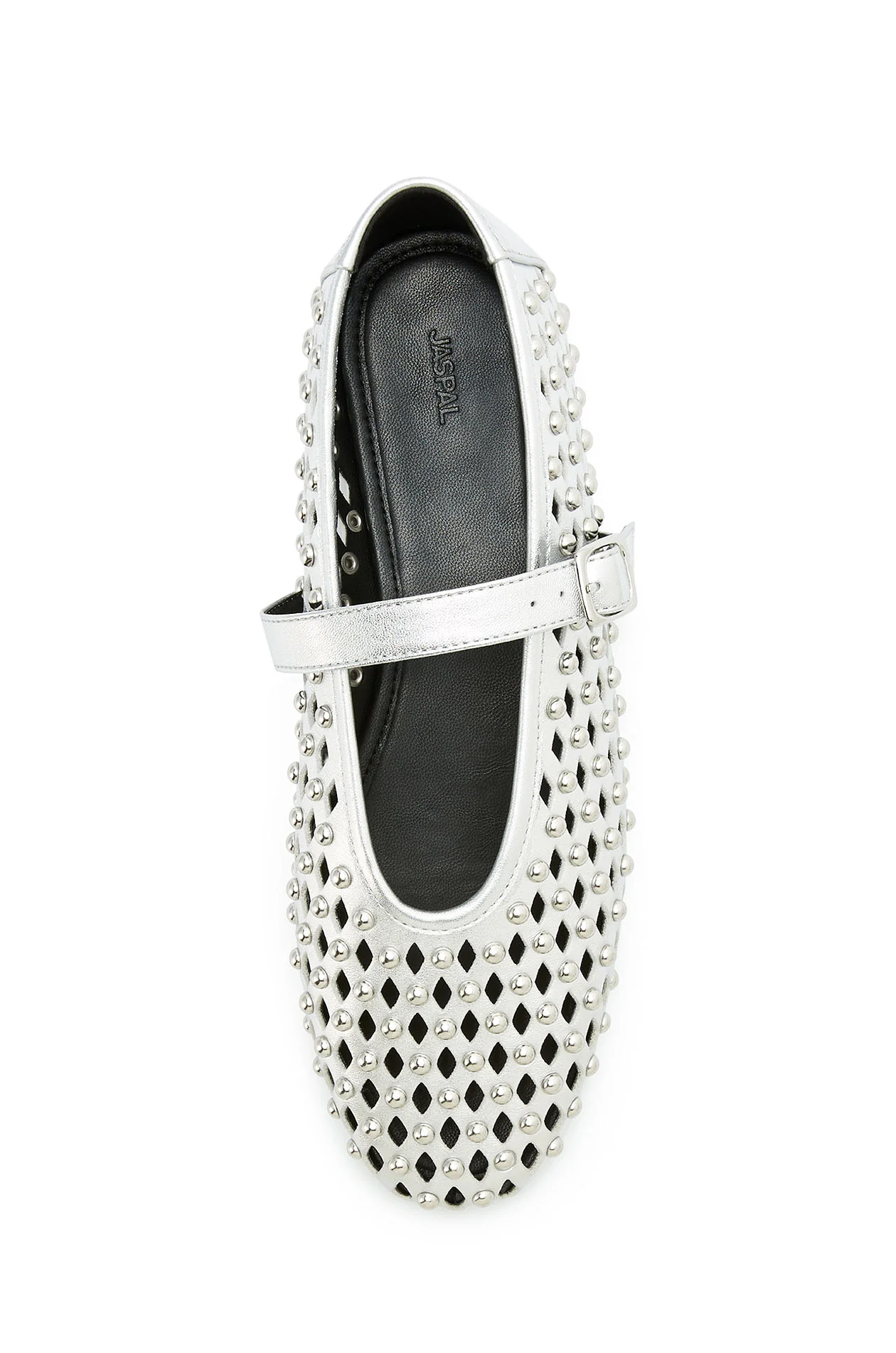 Rhinestone Suede Mary Jane Ballerina - Image 2