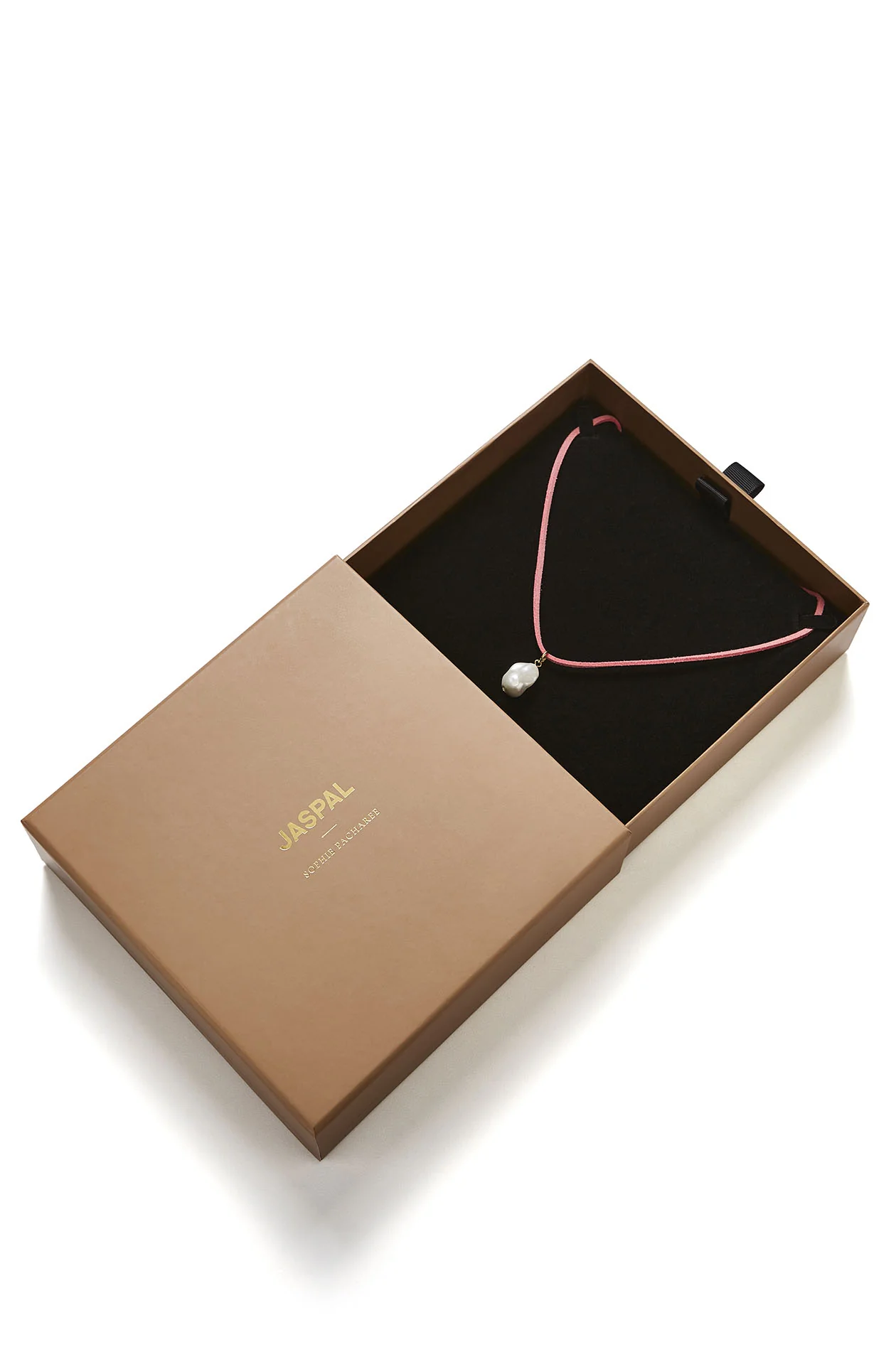 Romancing the Pearls Suede Tie Necklace - Image 6