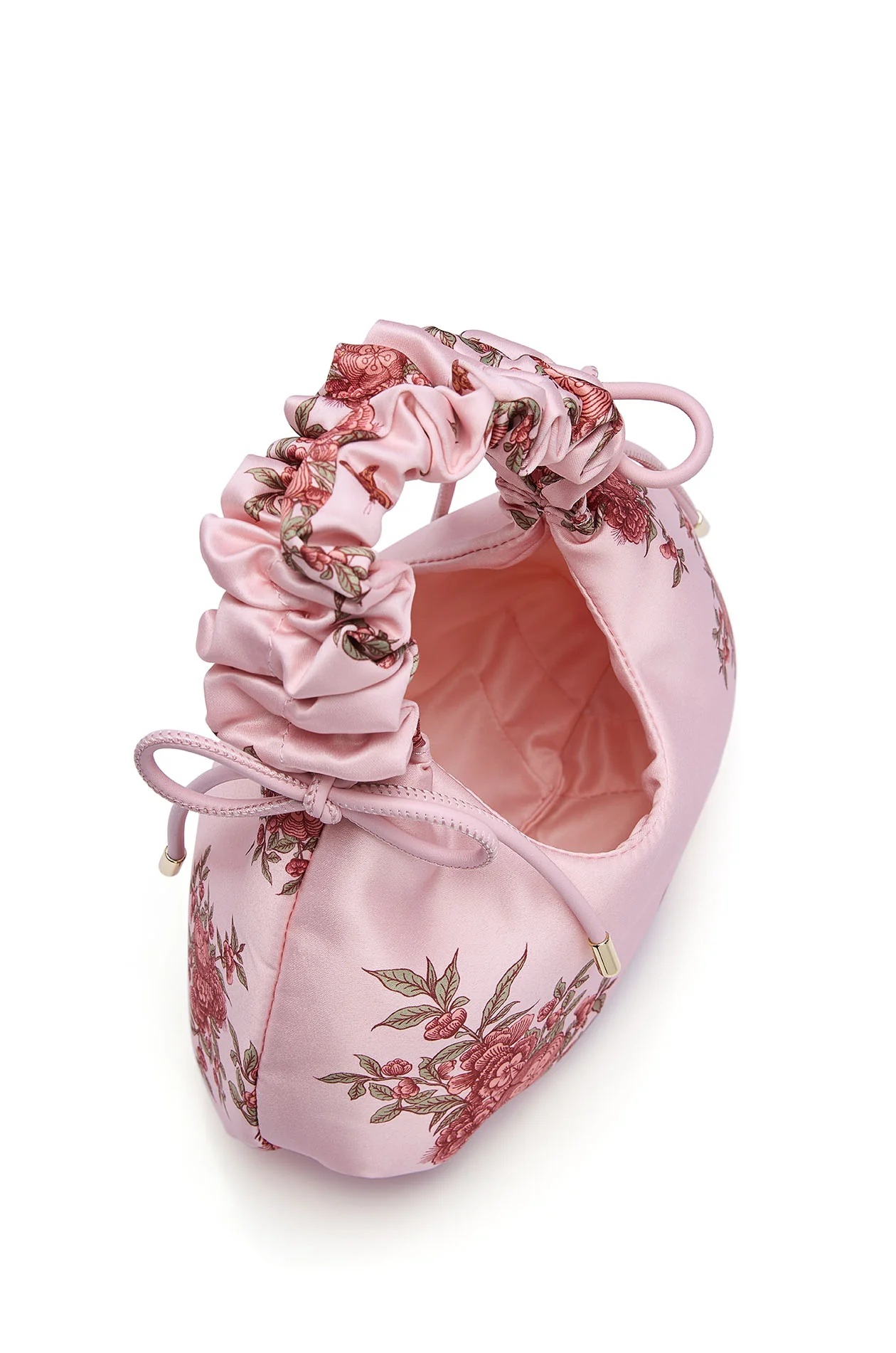 Satin Scrunchie Top Handle Bag - Image 5