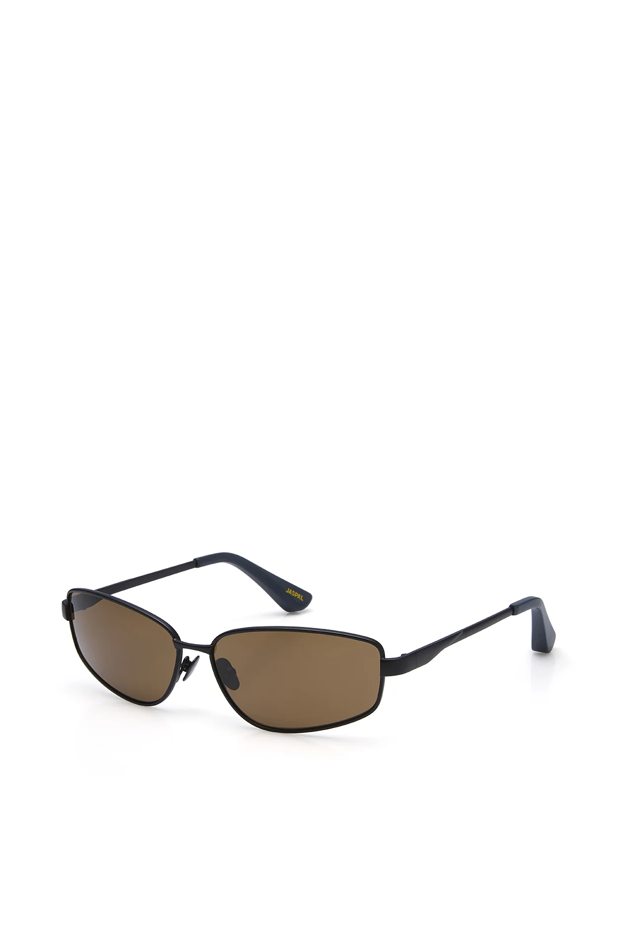 Slim Angled Rectangular Sunglasses - Image 4