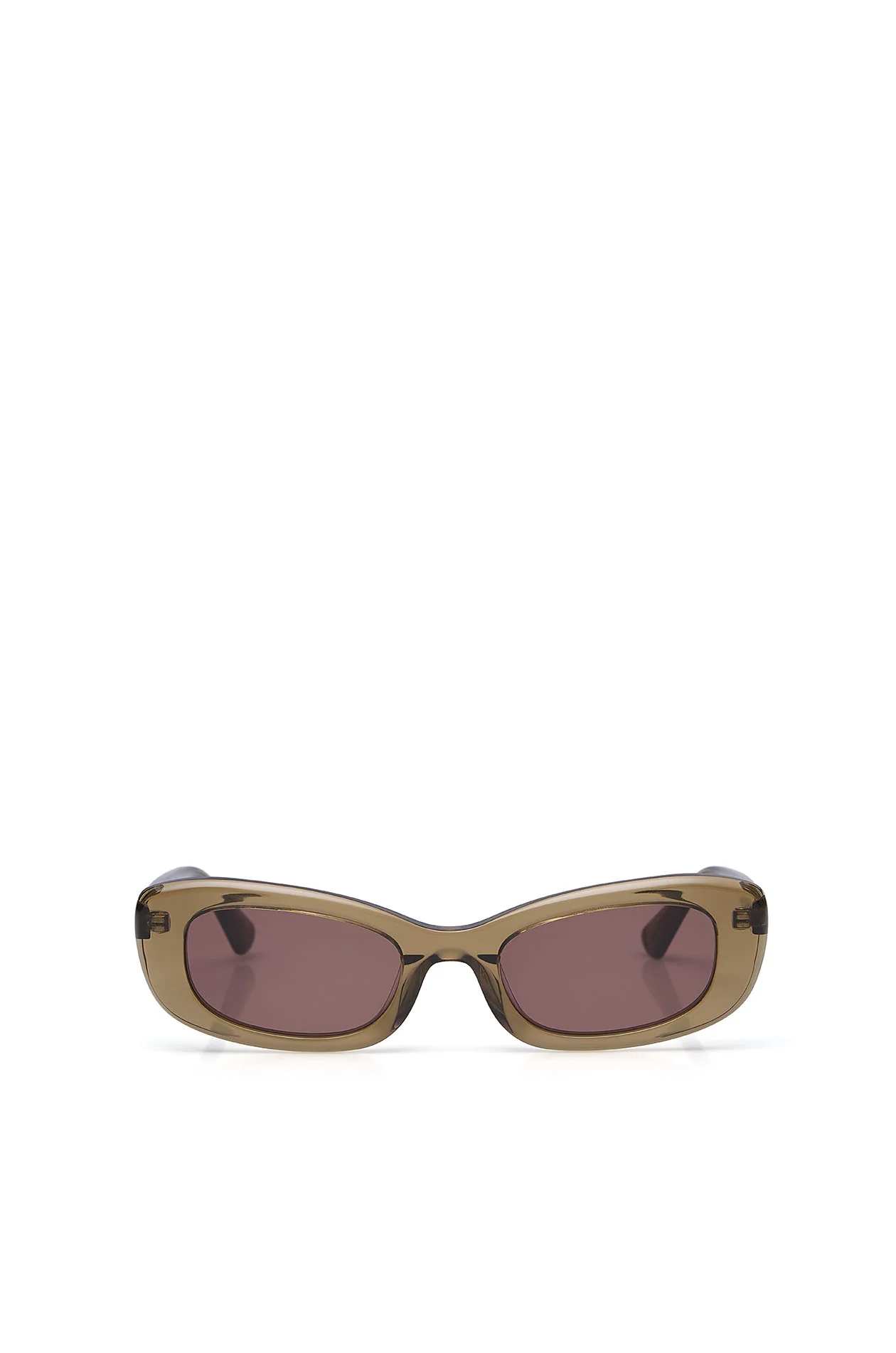 Skinny Rectangle Sunglasses - Image 5
