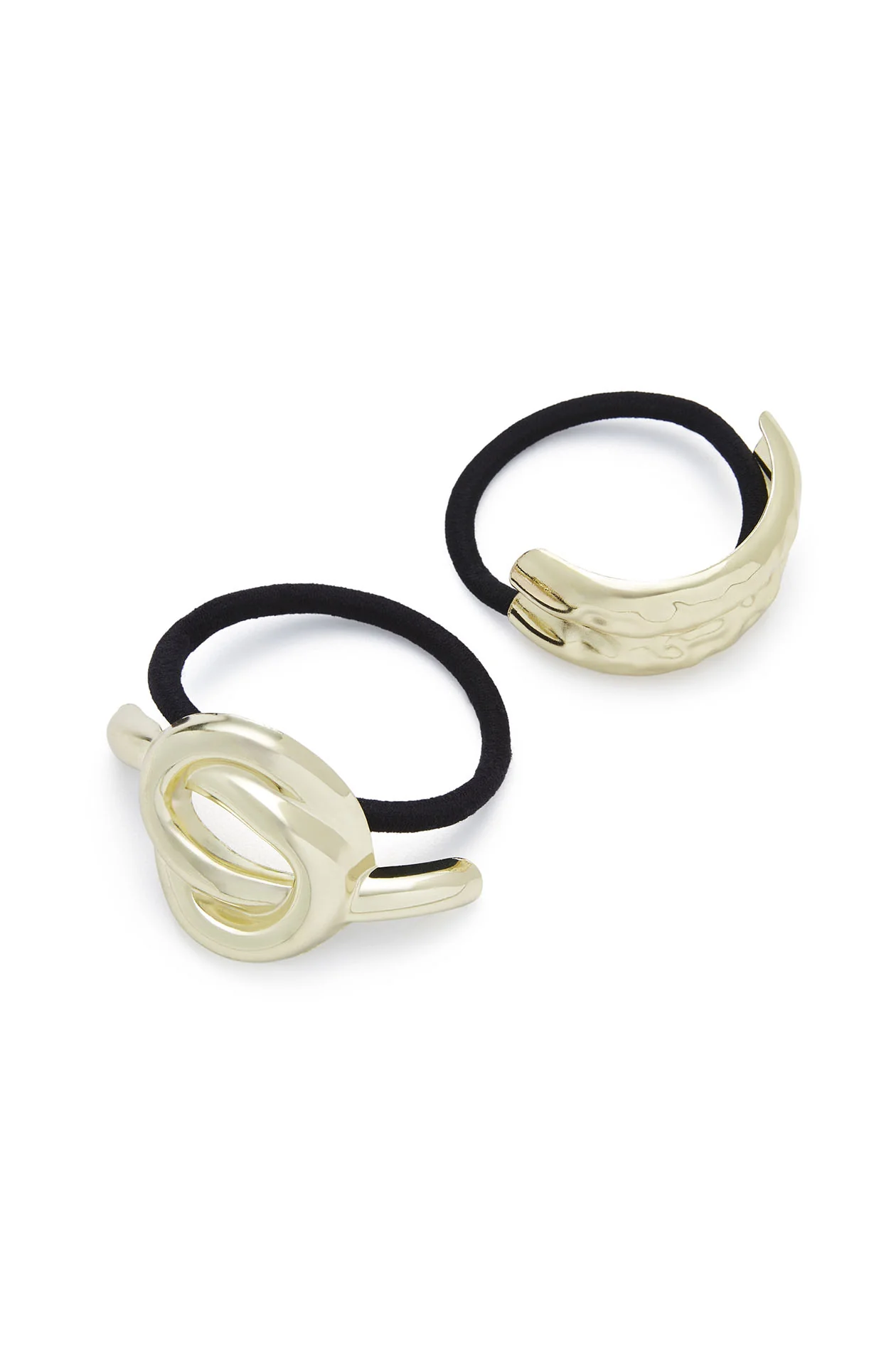 Sculptural Accent Elastic Hair Tie