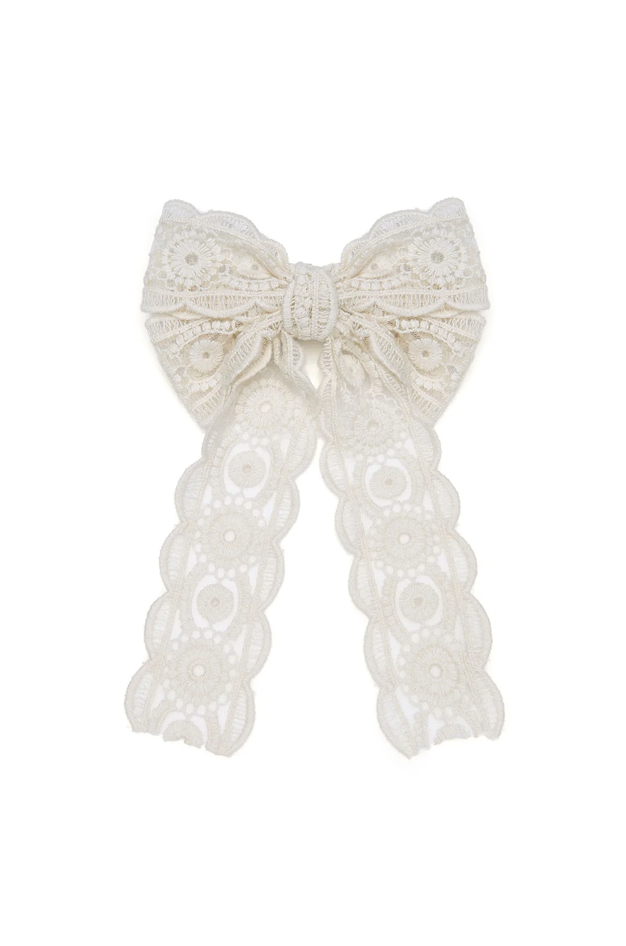 Crochet Bow Hair Clip - Image 3
