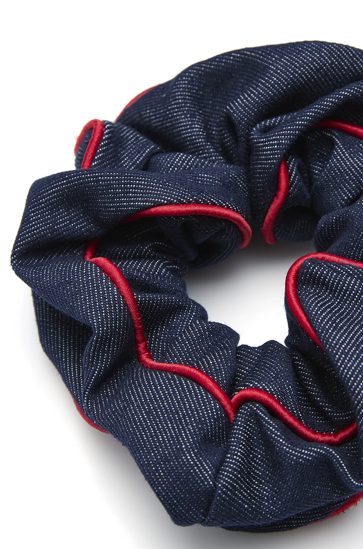 Solid & Gingham Scrunchies Set - Image 6