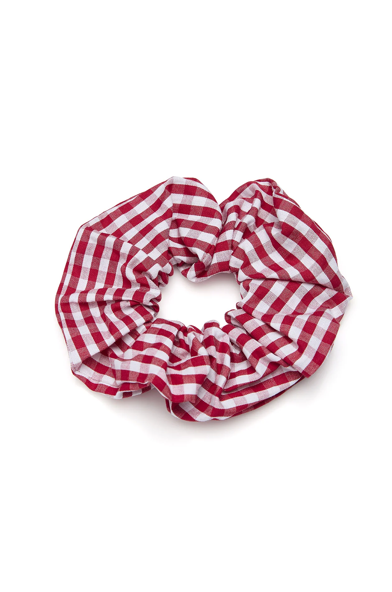 Solid & Gingham Scrunchies Set - Image 7