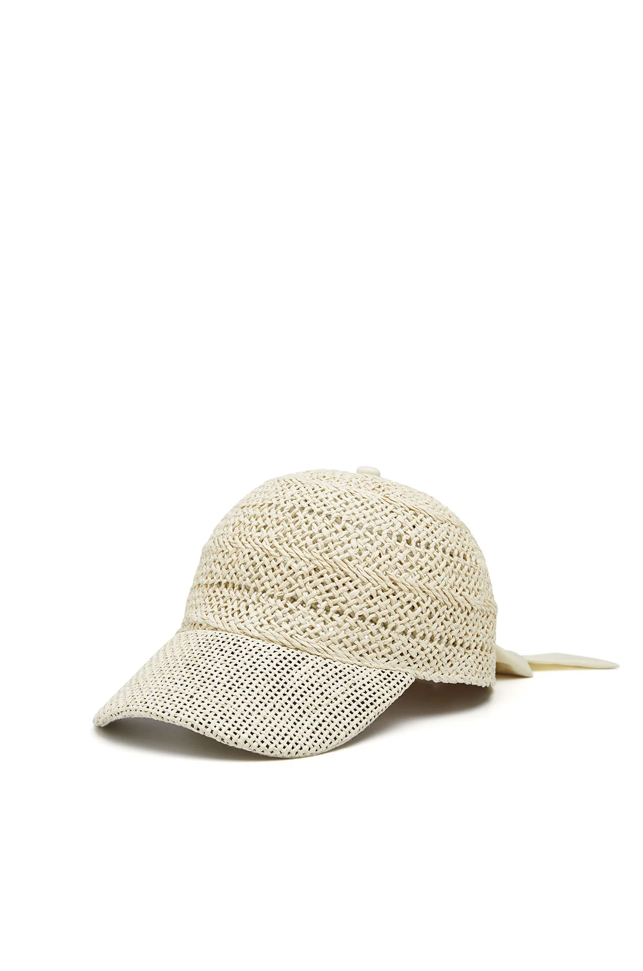 Raffia Bow Cap