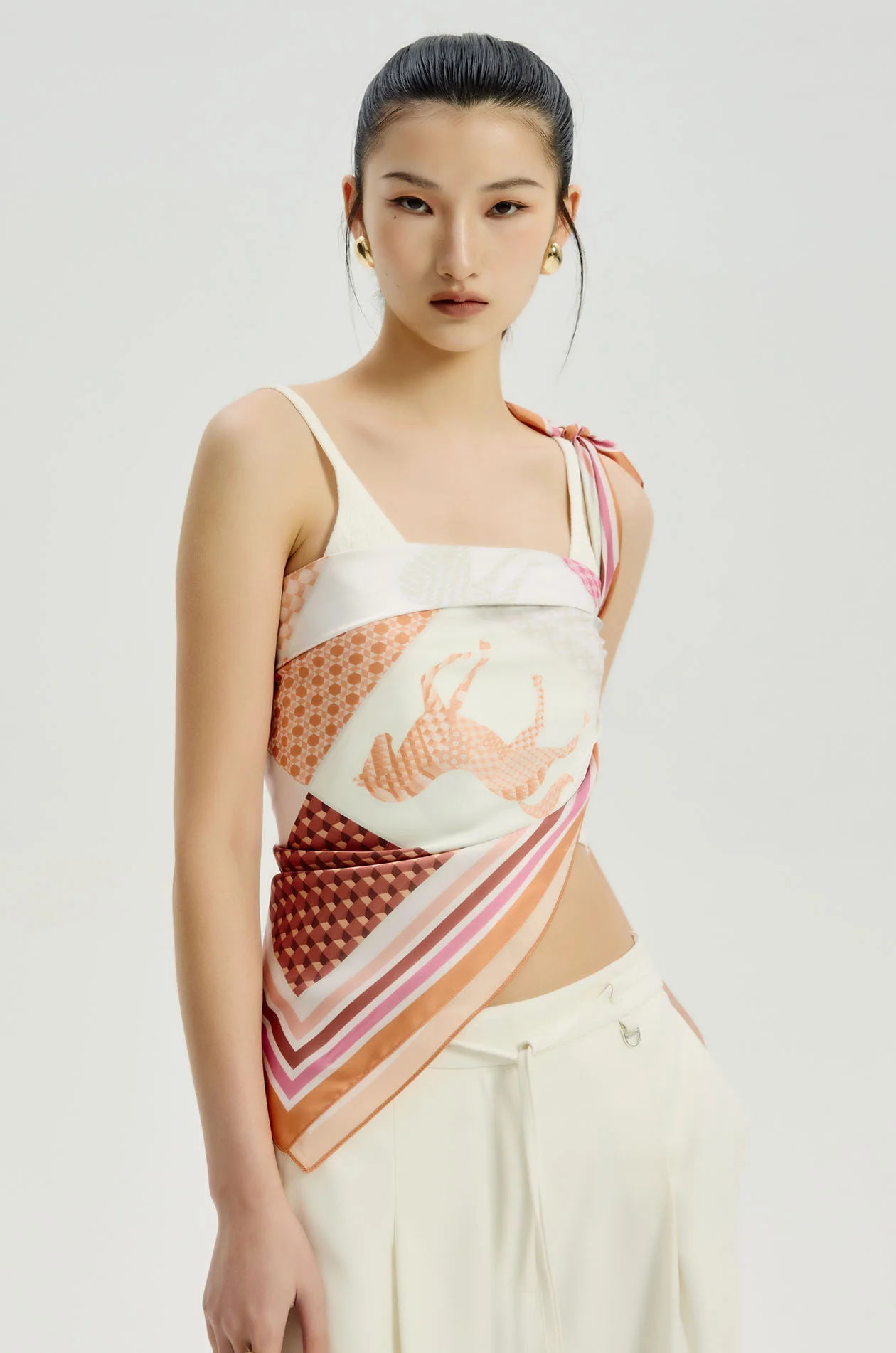 Horse Mosaic Garden Scarf - Image 2