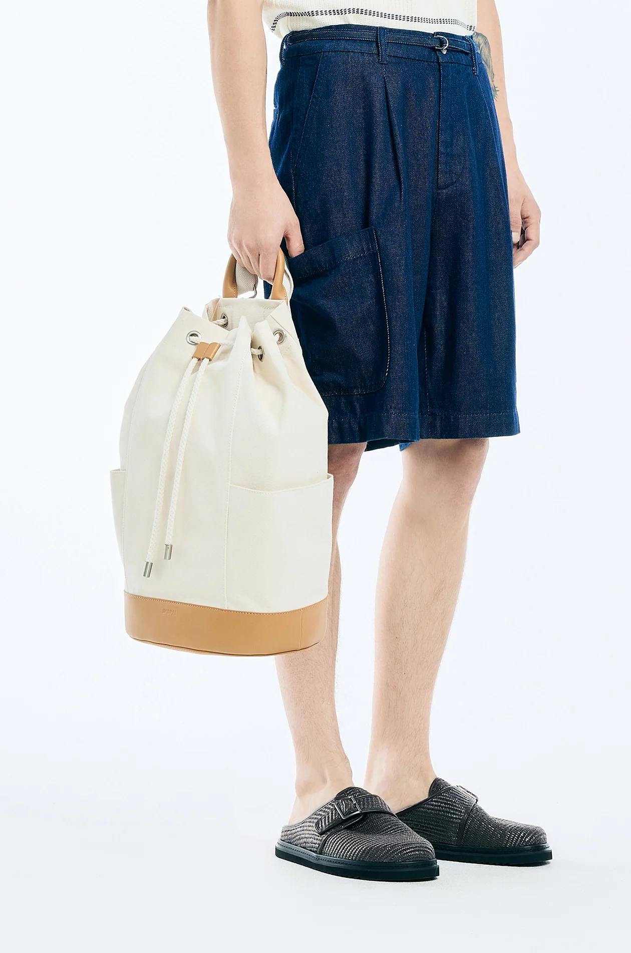 Canvas Drawstring Backpack - Image 6