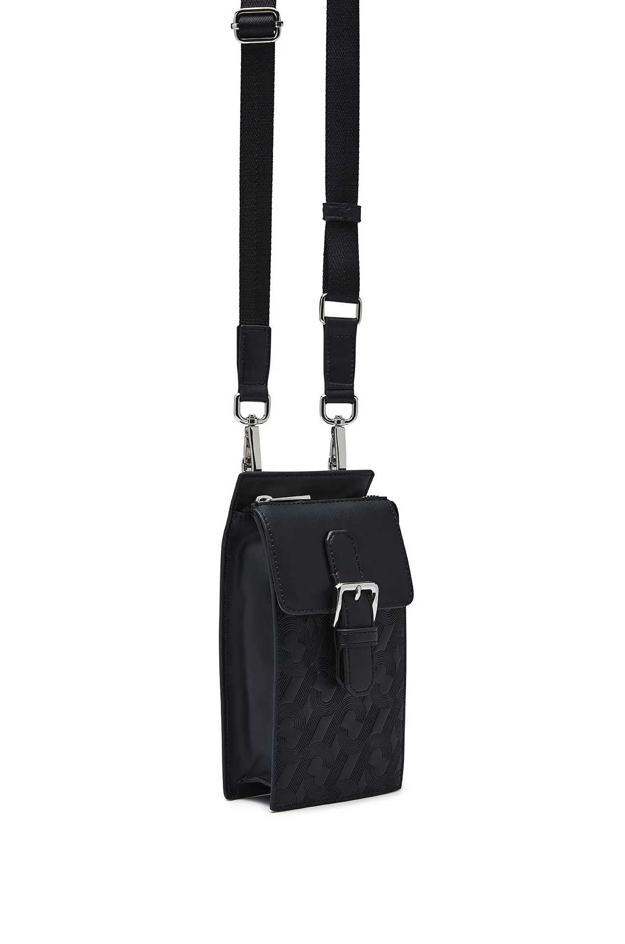 Monogram Faux Leather Phone Pouch - Image 2