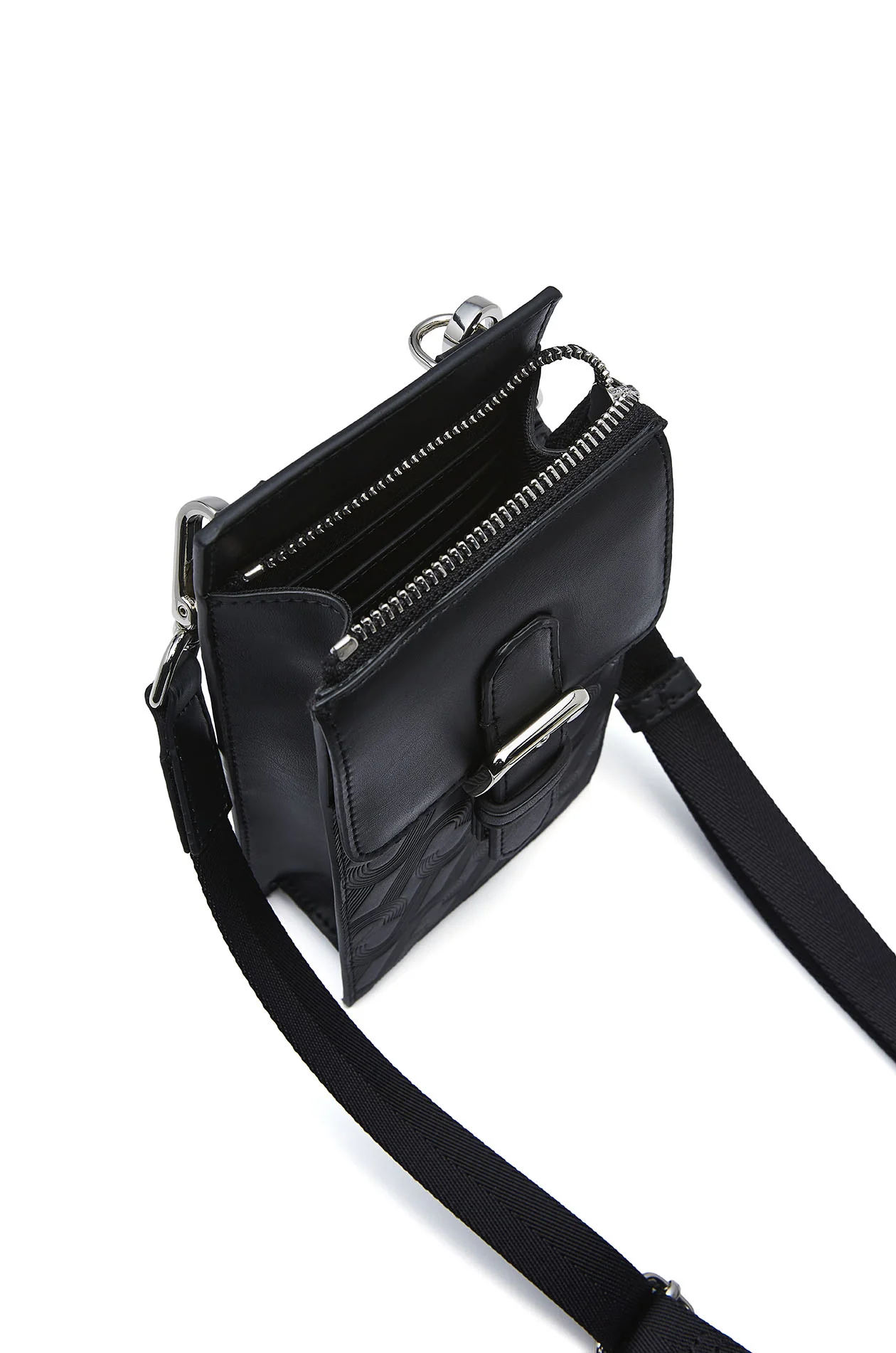 Monogram Faux Leather Phone Pouch - Image 3