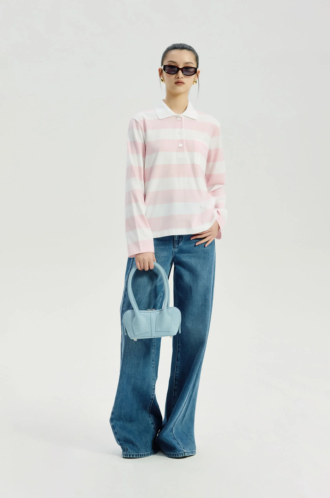 Mini Echo Bag in Denim - Image 8