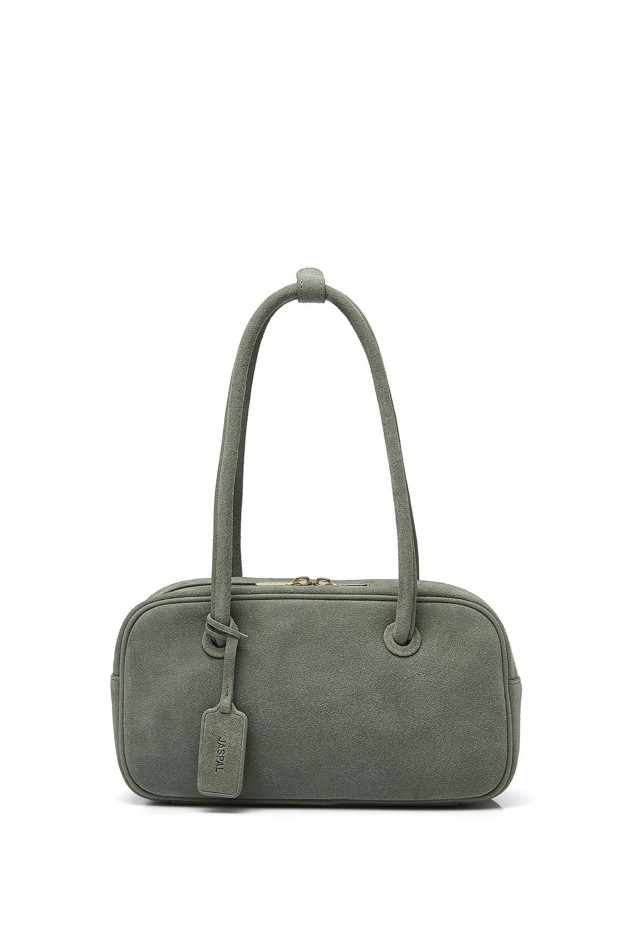 Suede East-West Shoulder Bag - Image 5