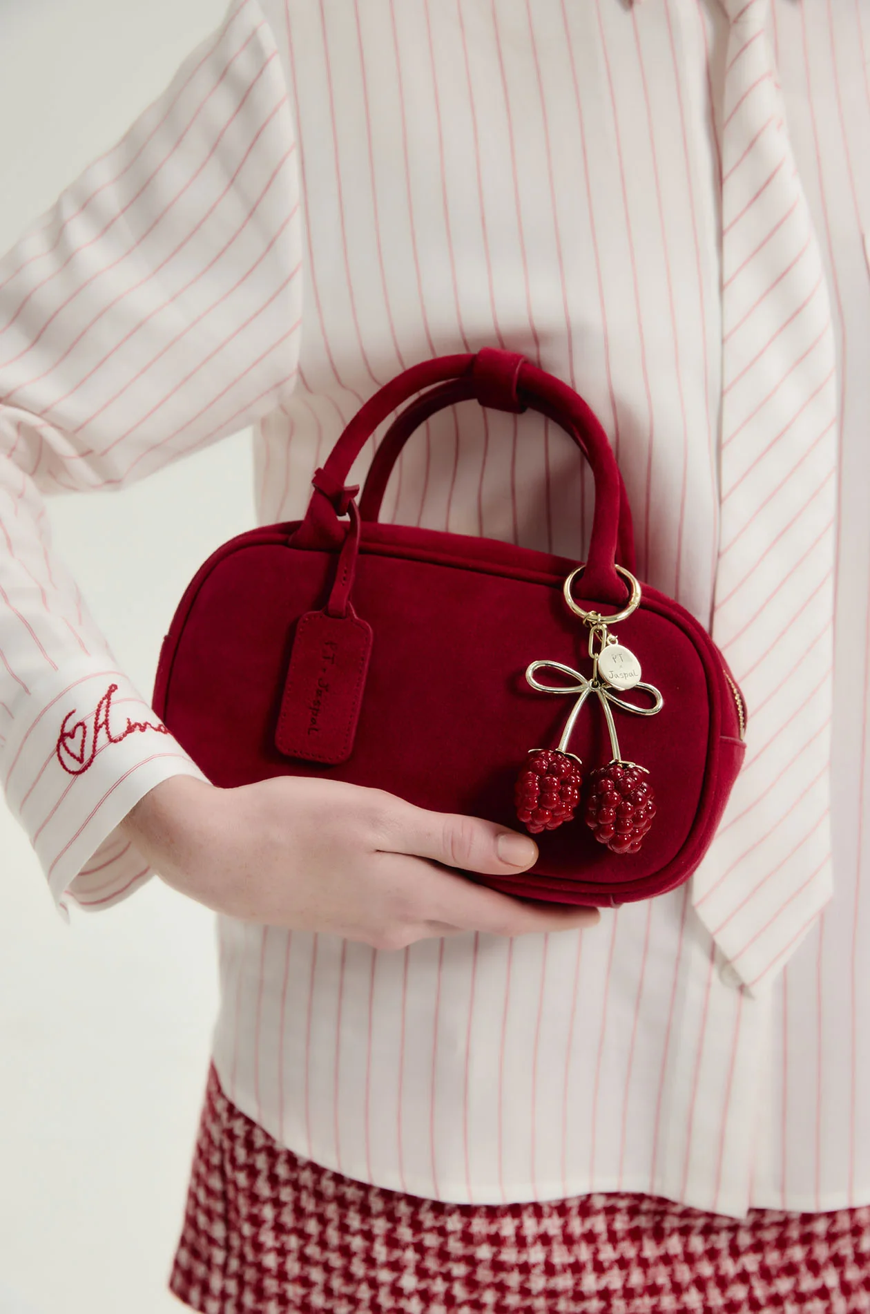 Mini Suede East-West Handbag - Image 3