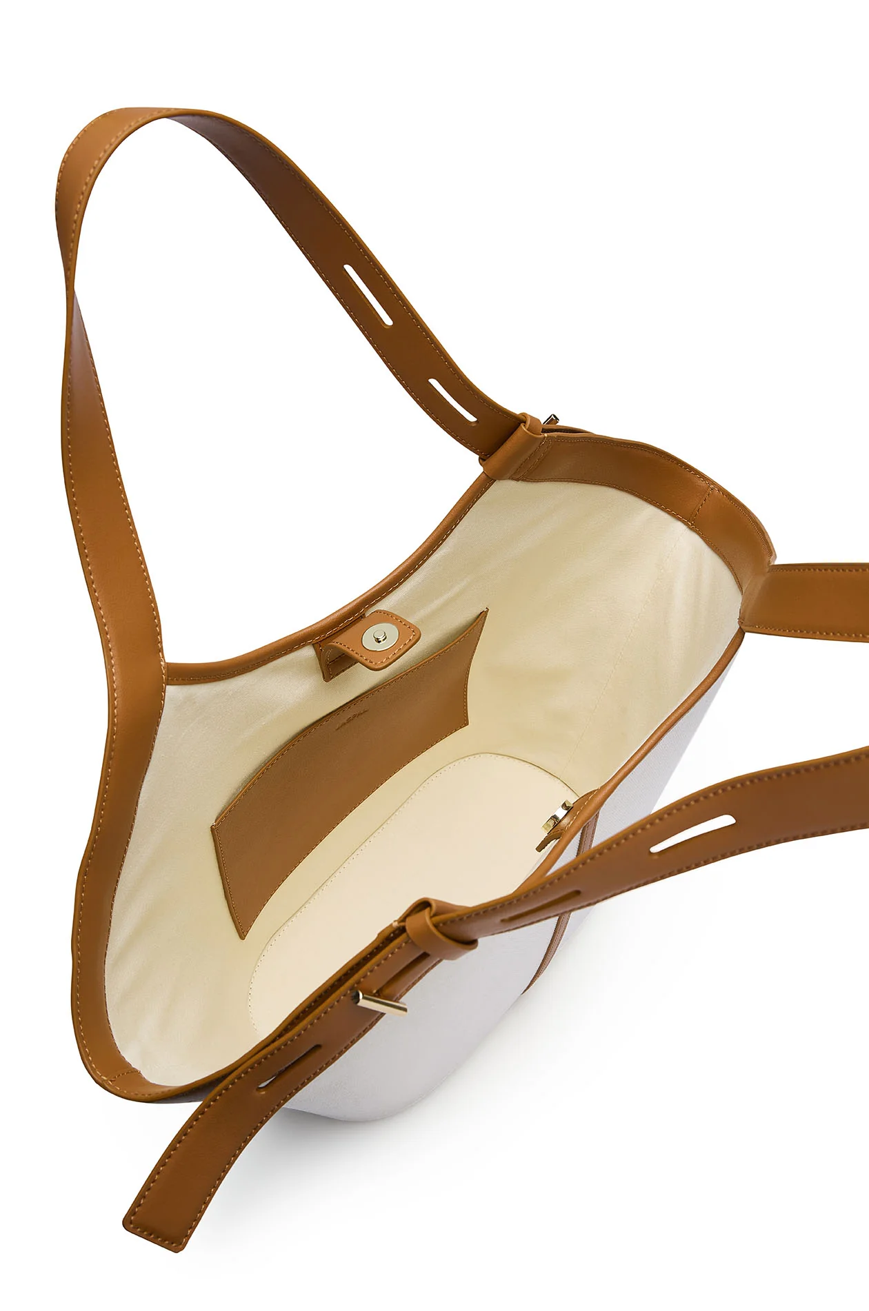 Large Structured Trapeze Tote - Image 3