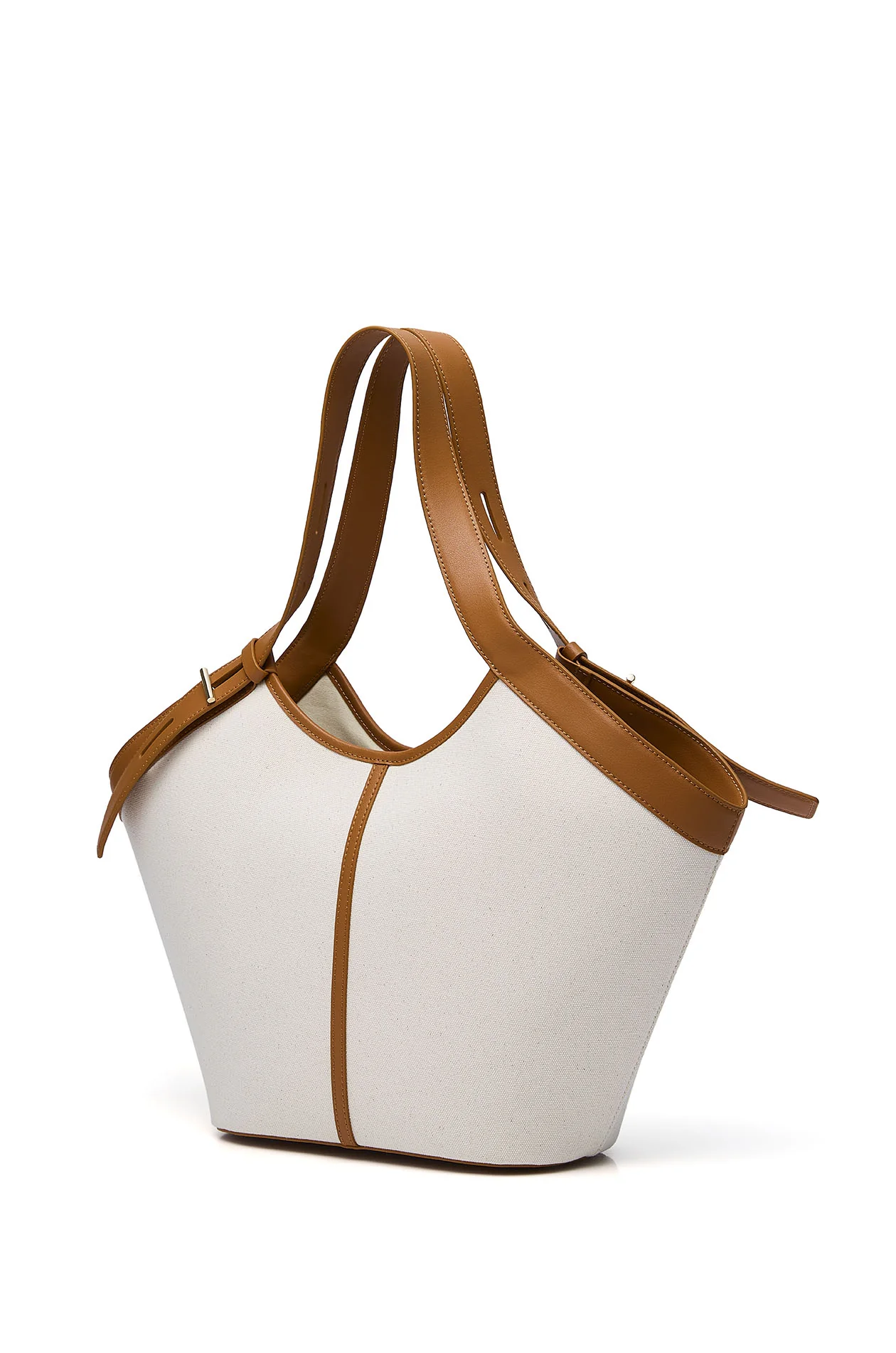 Large Structured Trapeze Tote - Image 4