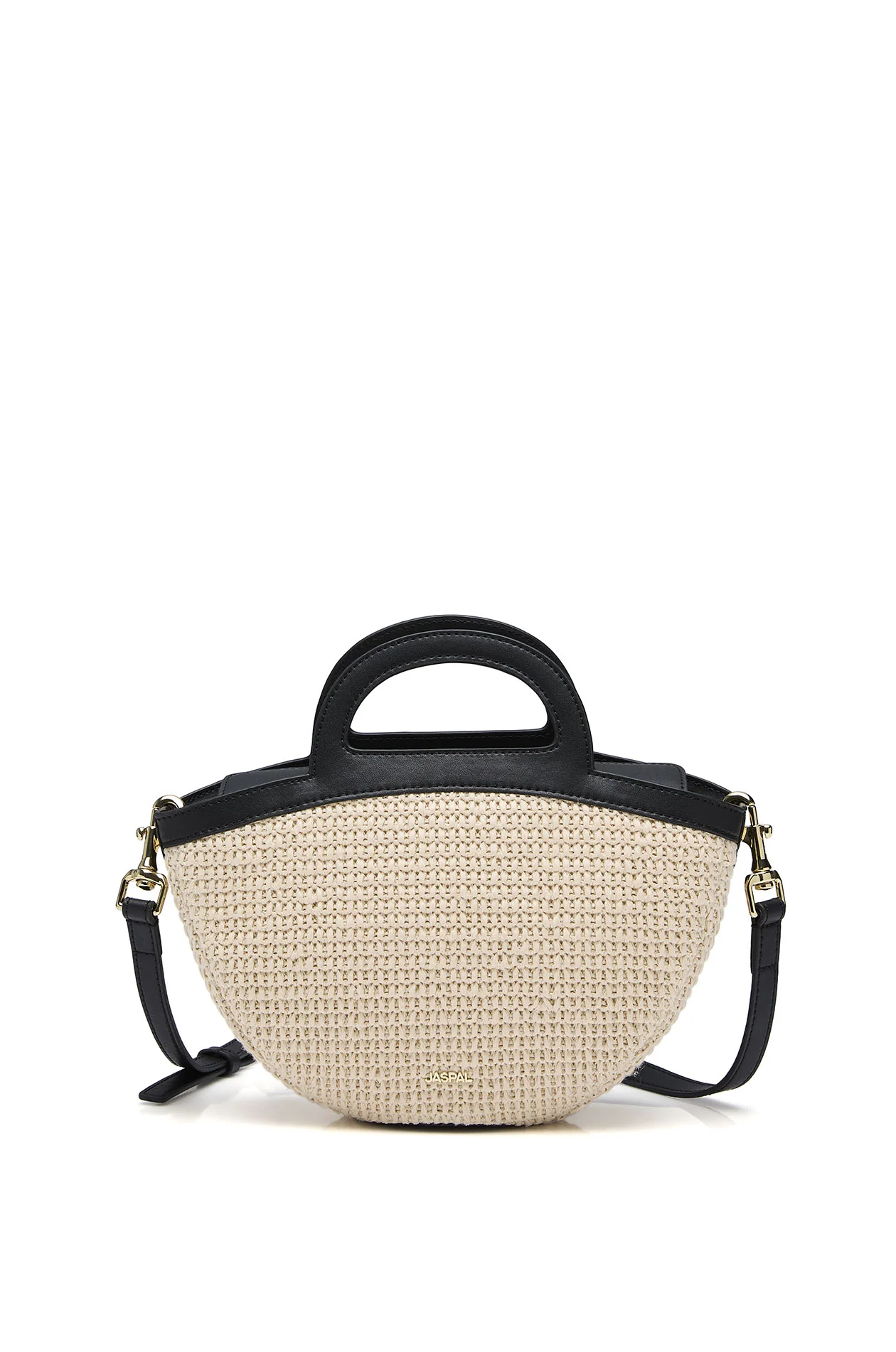 Faux Raffia Puff Sling