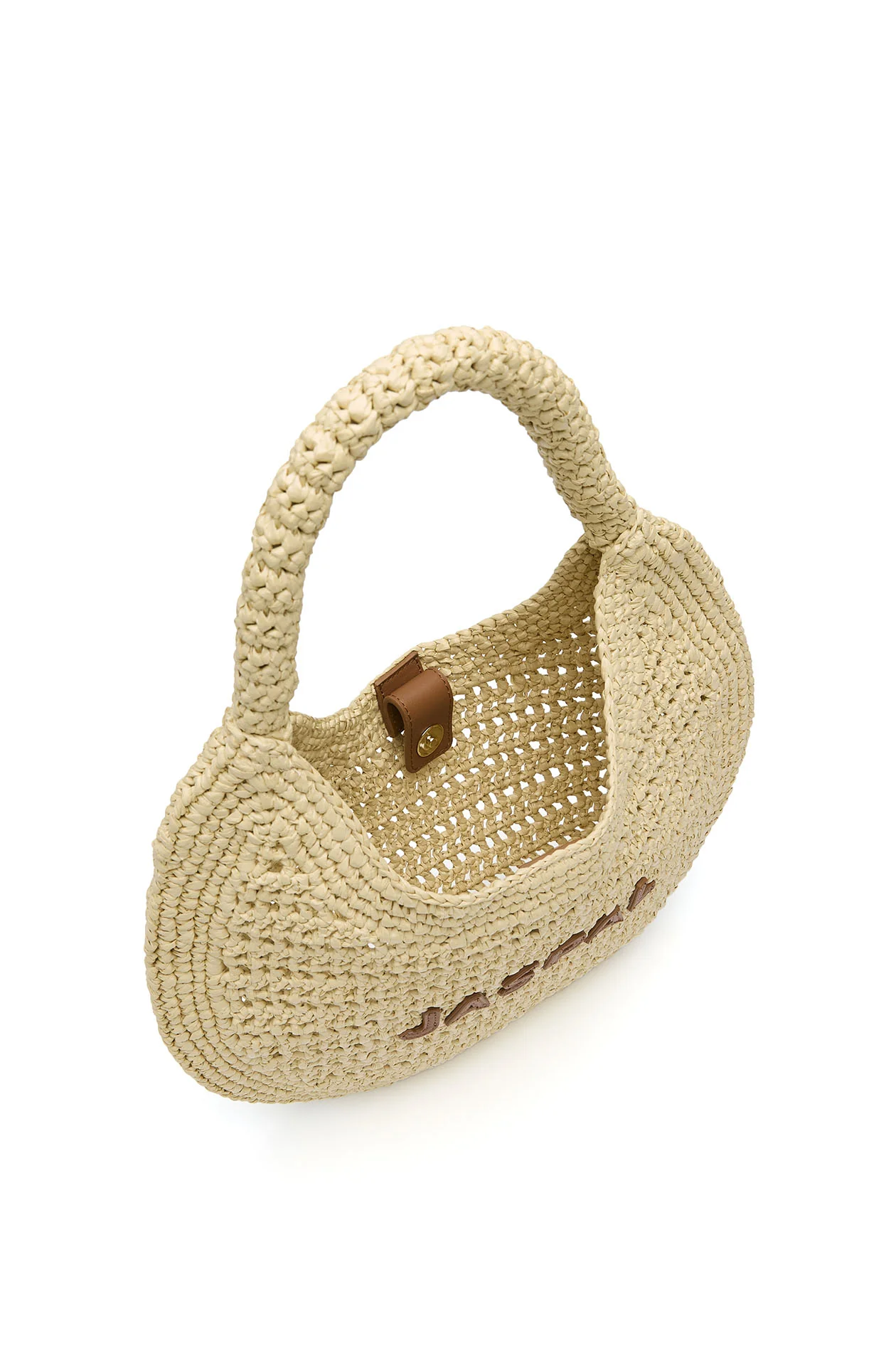 Faux Raffia Woven Drop - Image 3