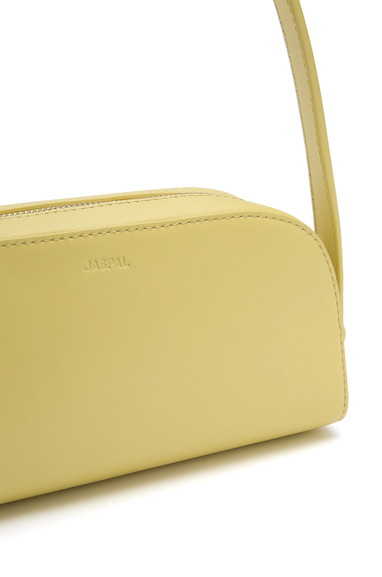 Structured Leather Shoulder Bag - Image 6