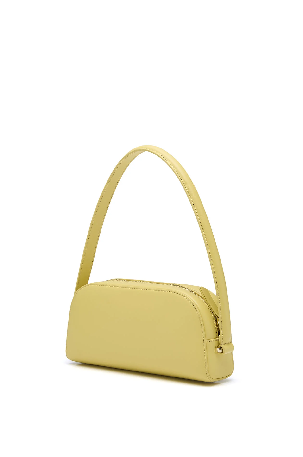 Structured Leather Shoulder Bag - Image 8